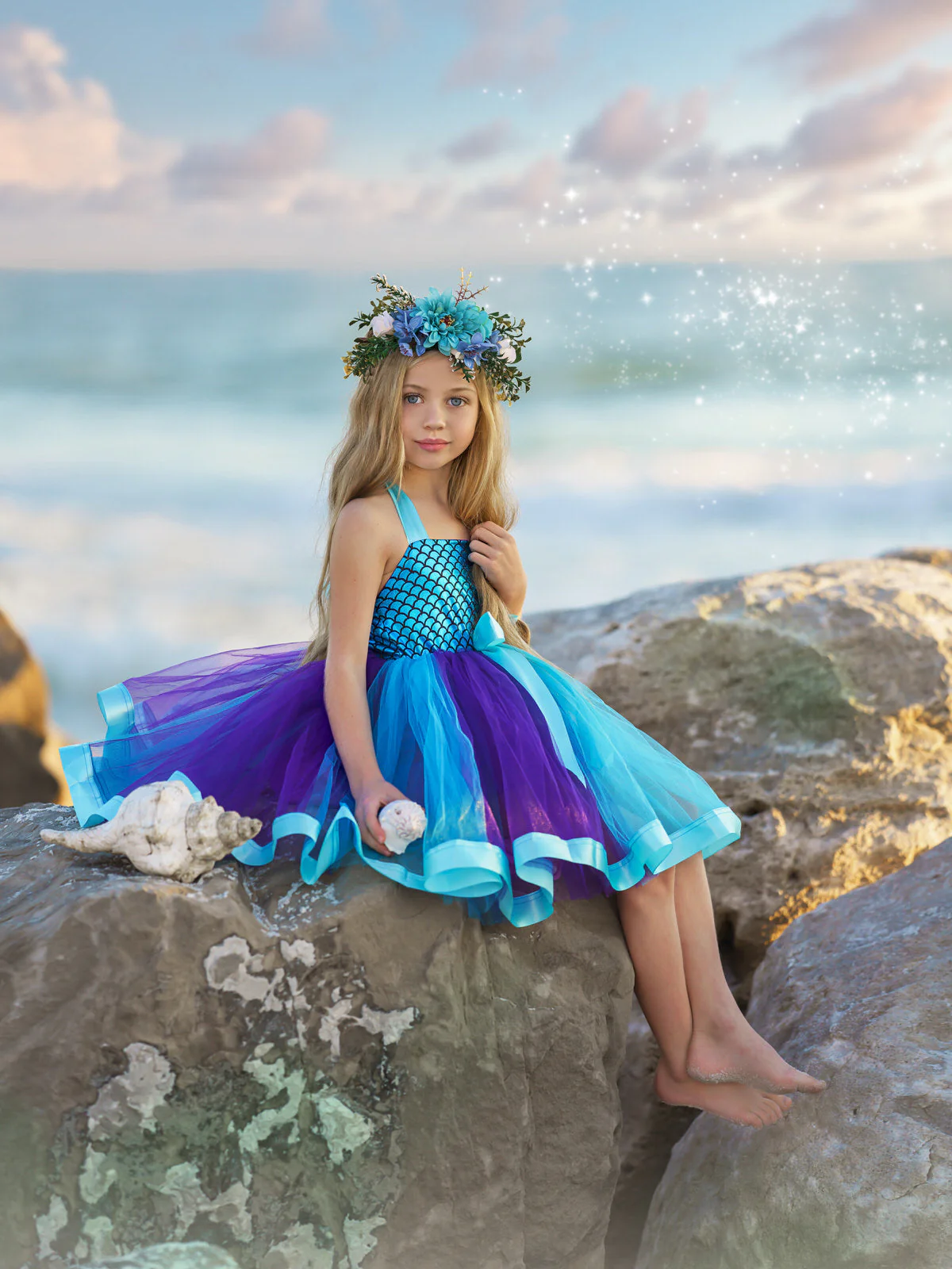 Mermaid Dazzle Tutu Dress - Image 4