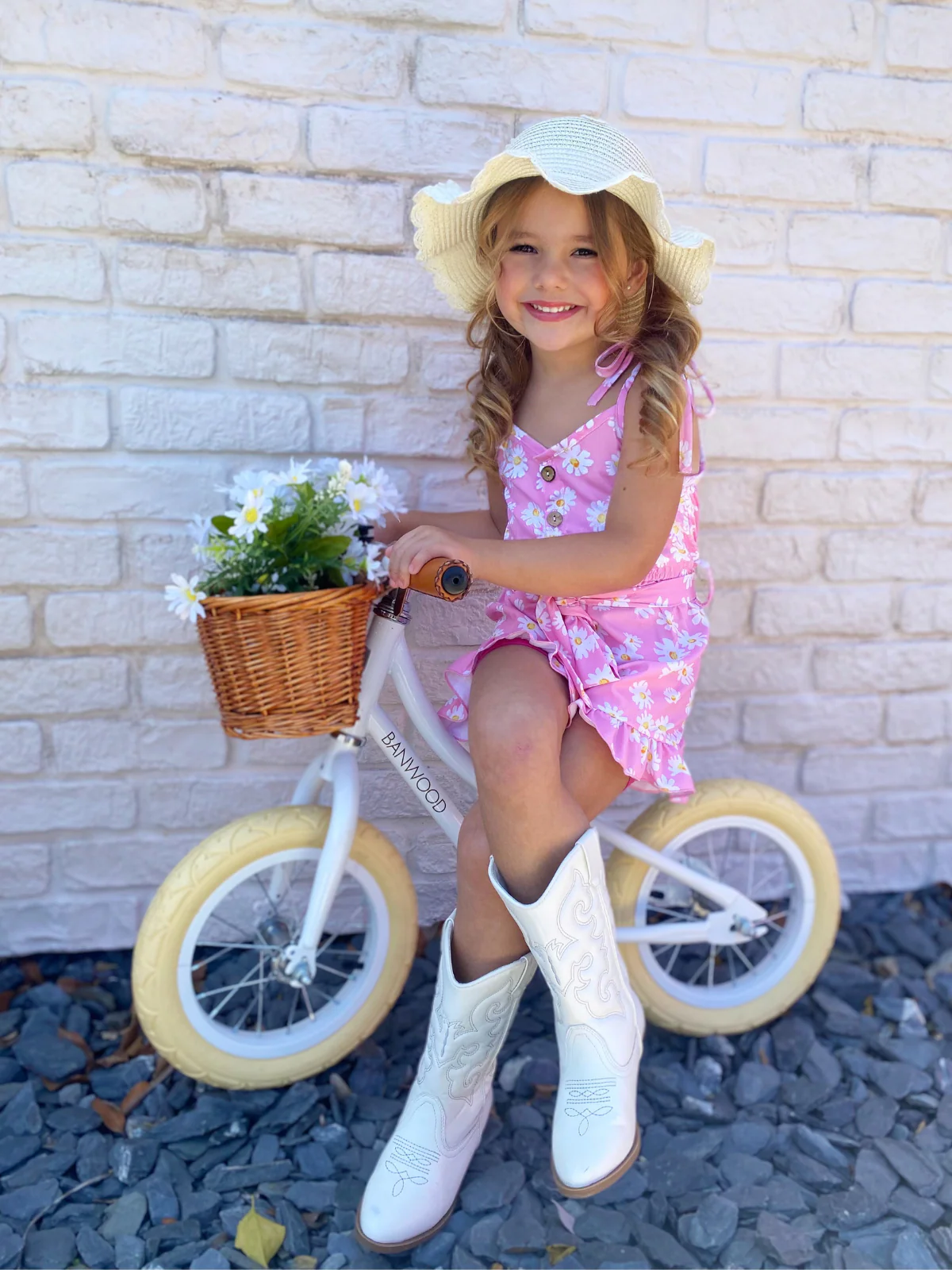 Darling Daisy Belted Ruffle Romper - Image 6