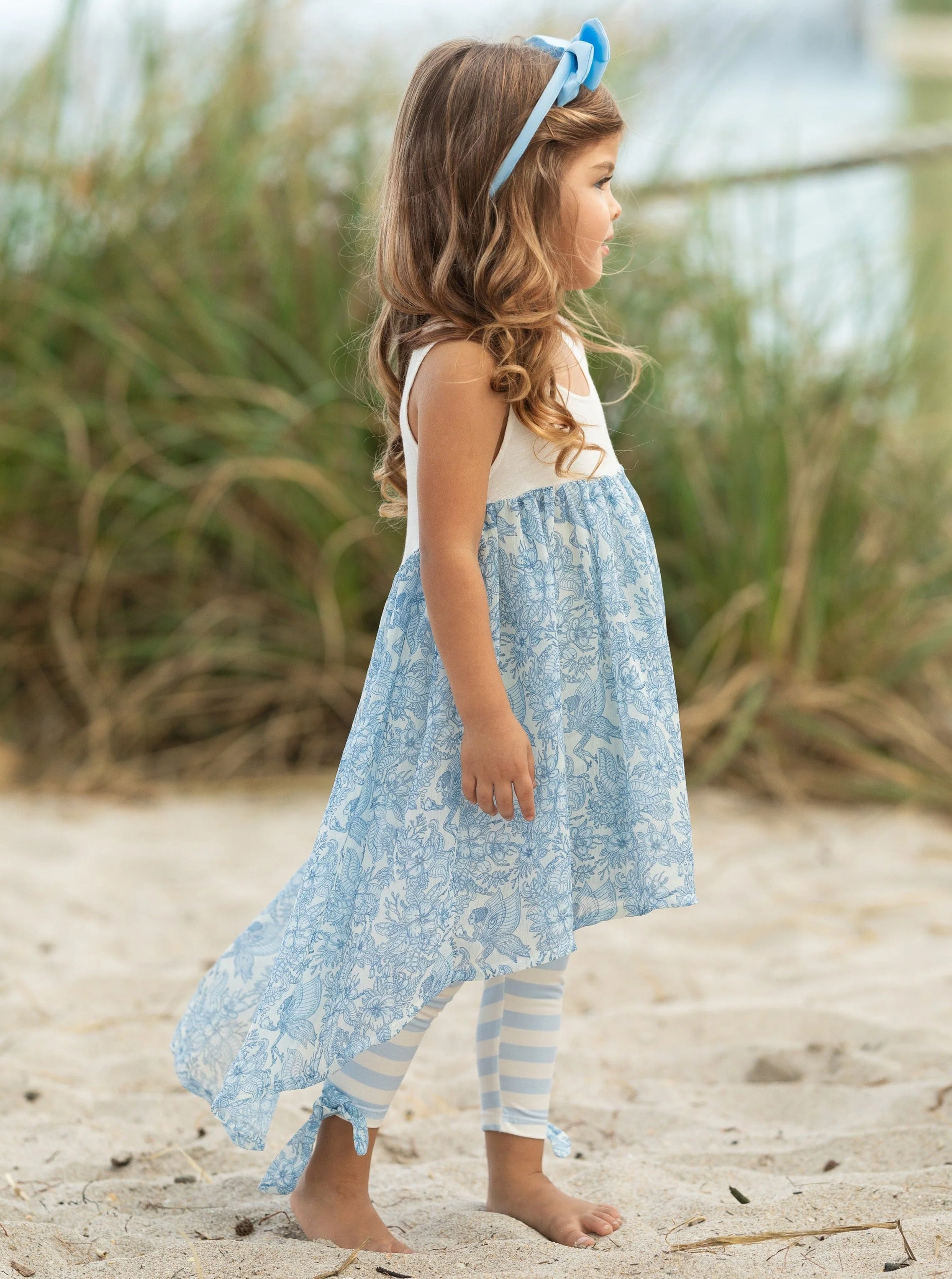Blooming Delights Hi-Lo Tunic and Legging Set - Image 3
