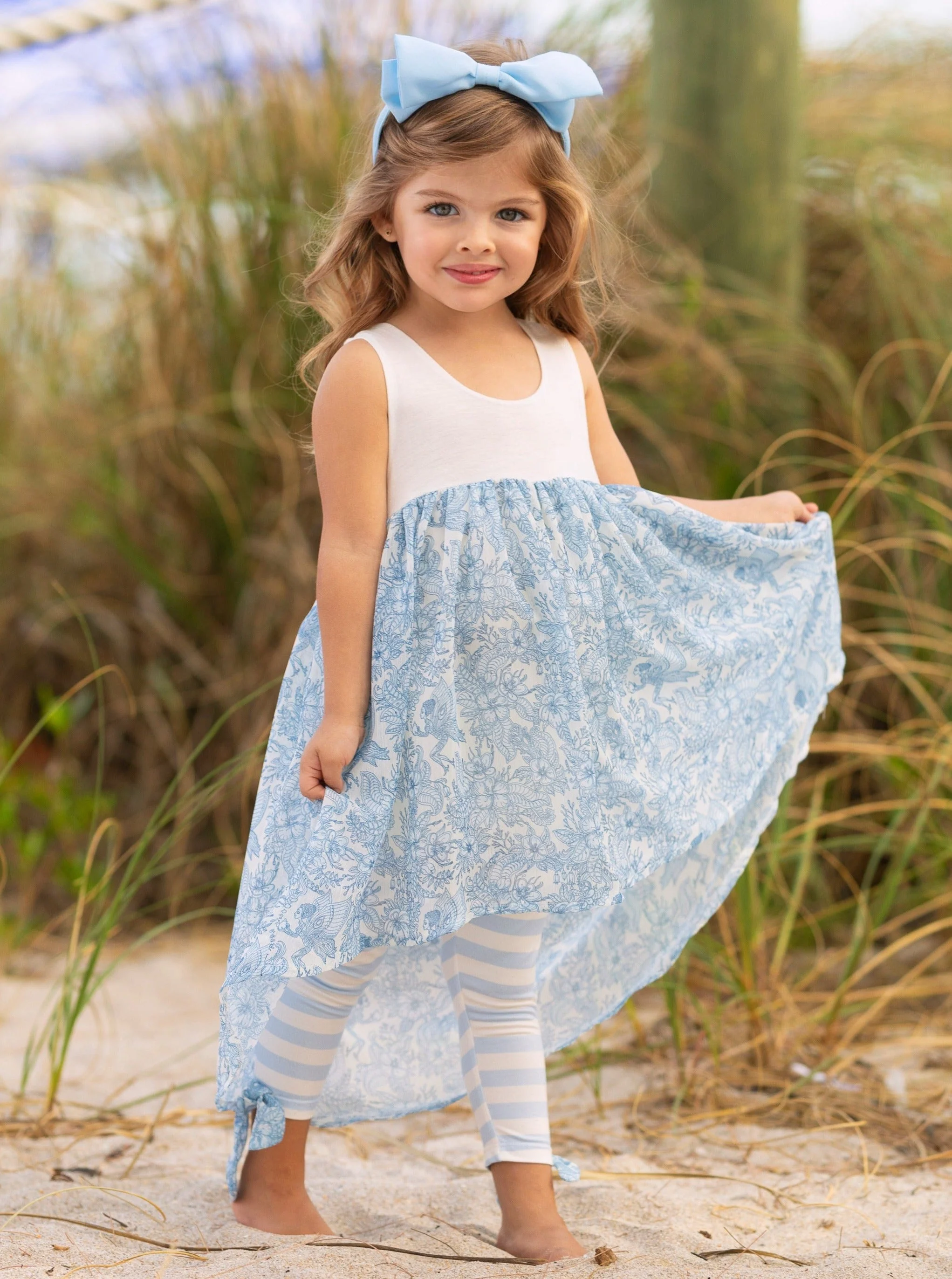 Blooming Delights Hi-Lo Tunic and Legging Set - Image 4