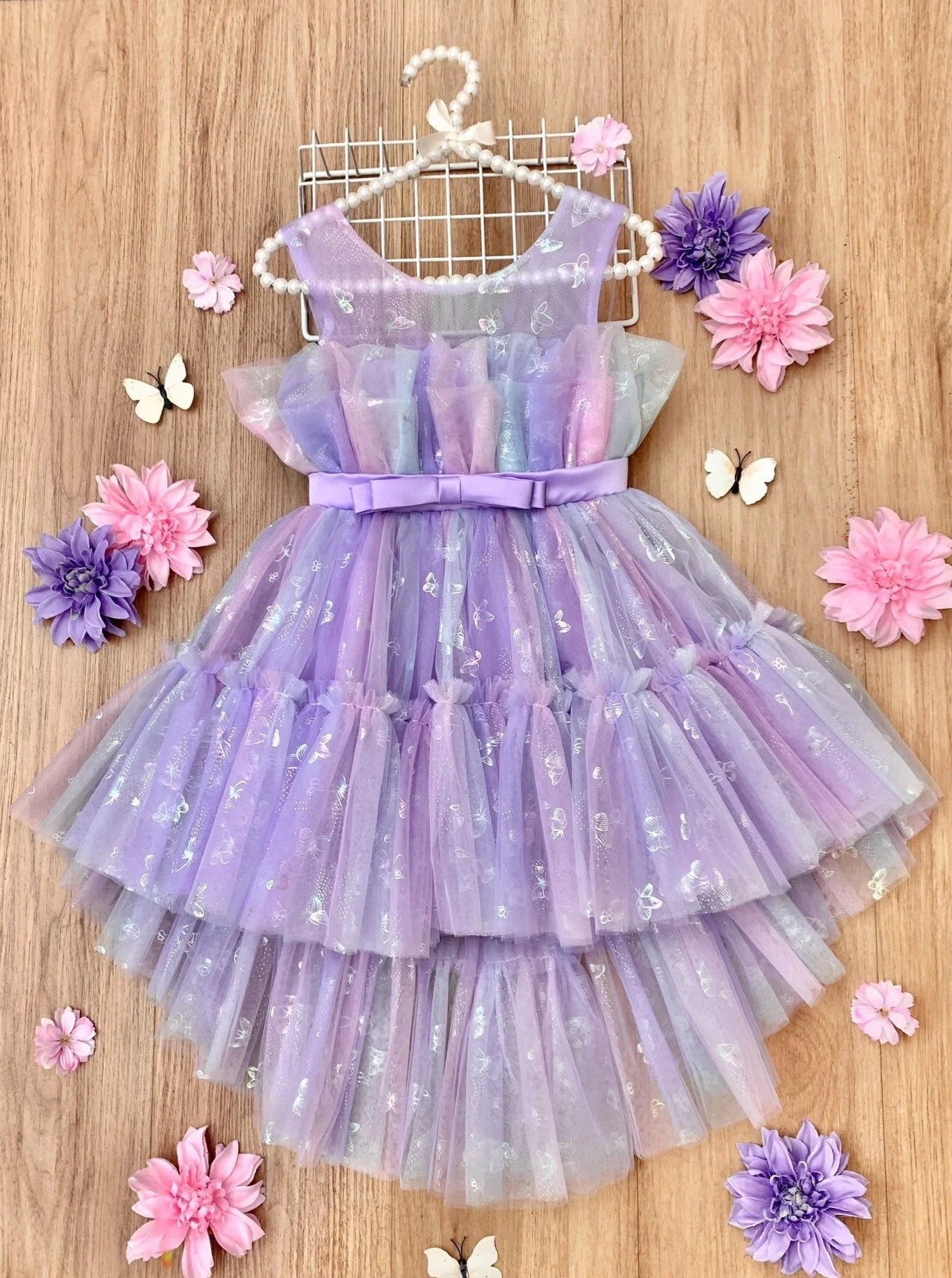 Pirouetting In Pastels Tulle Tutu Dress - Image 4