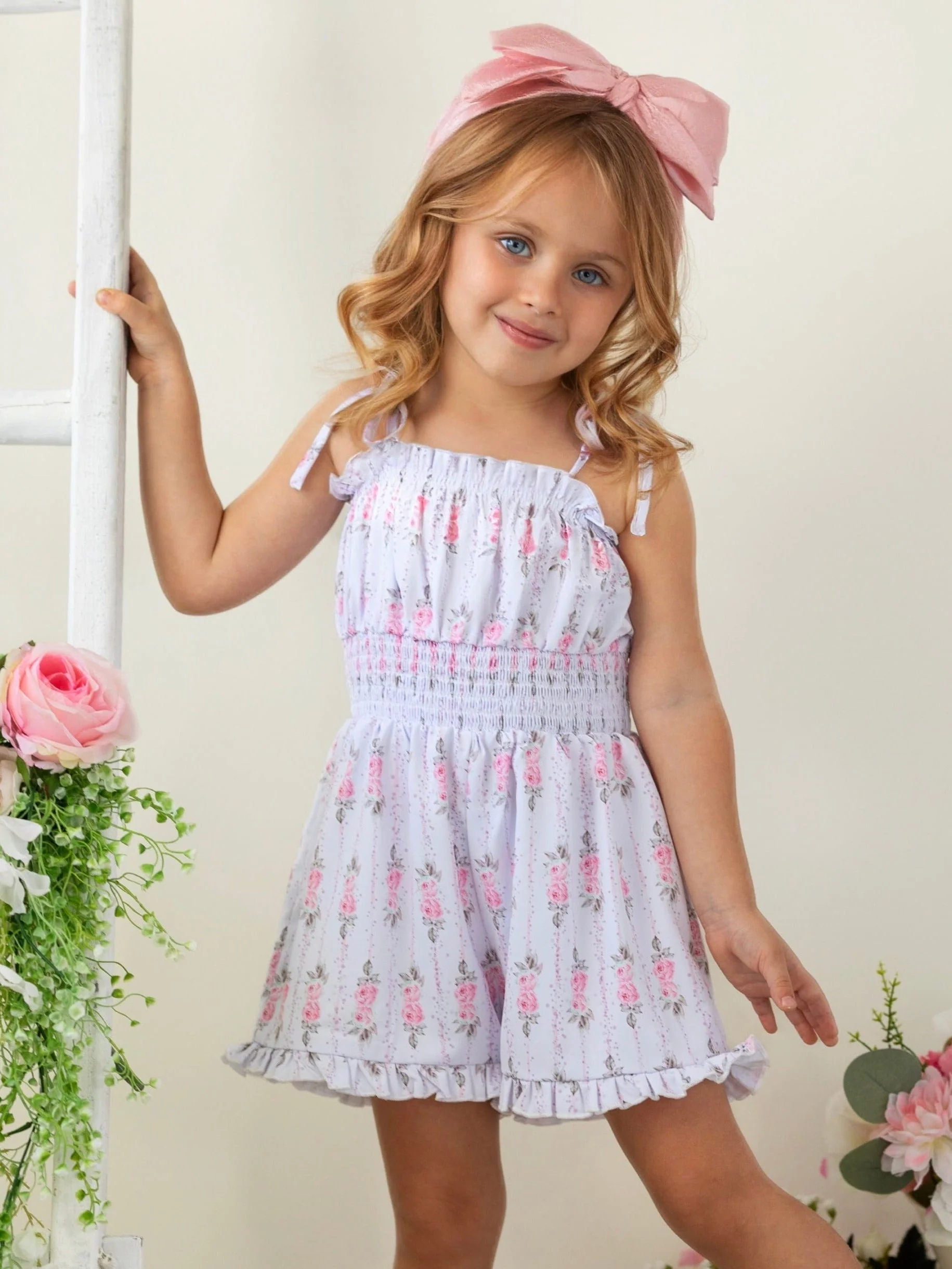 Petals and Picnics Floral Romper - Image 2