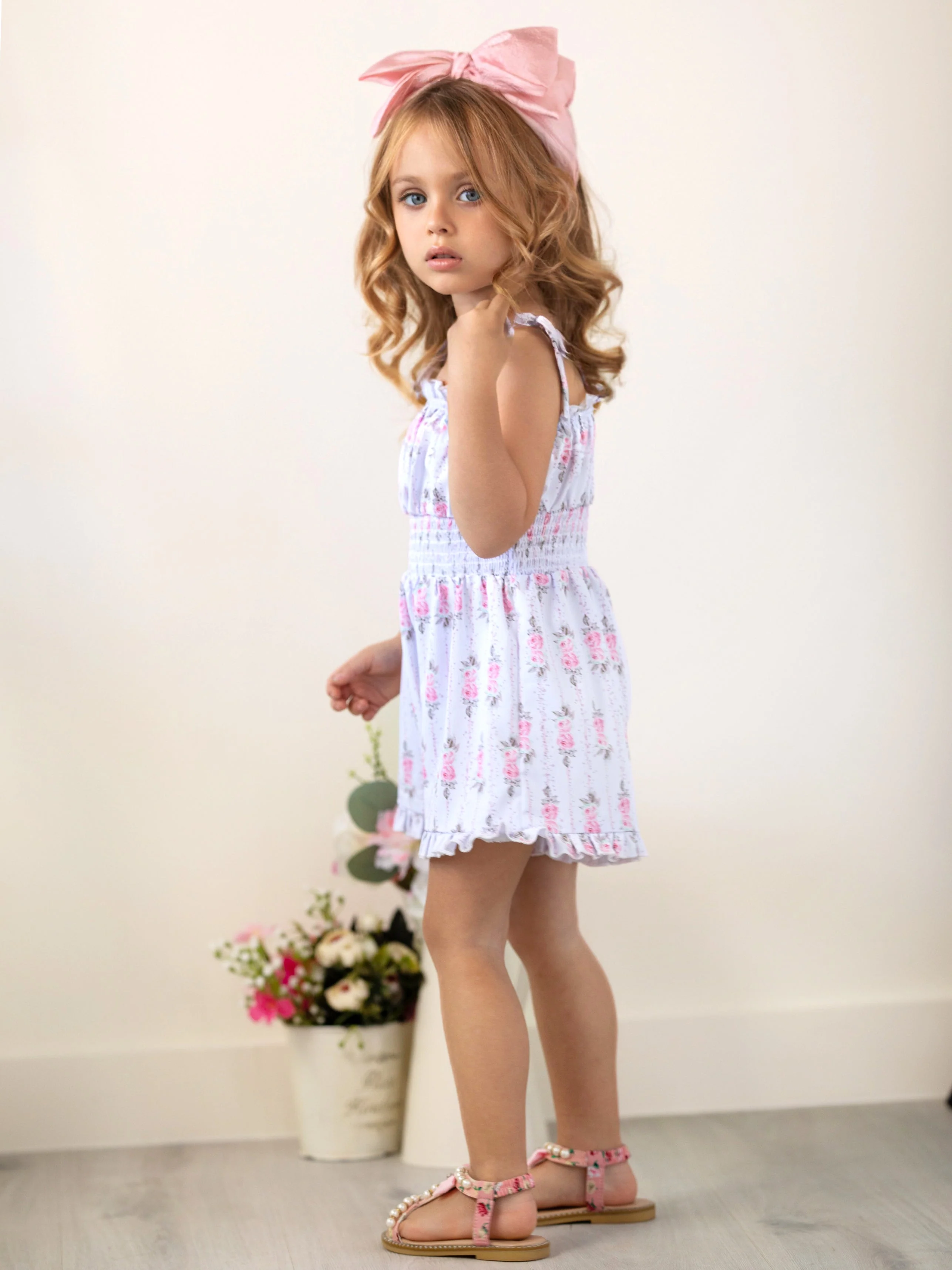 Petals and Picnics Floral Romper - Image 3