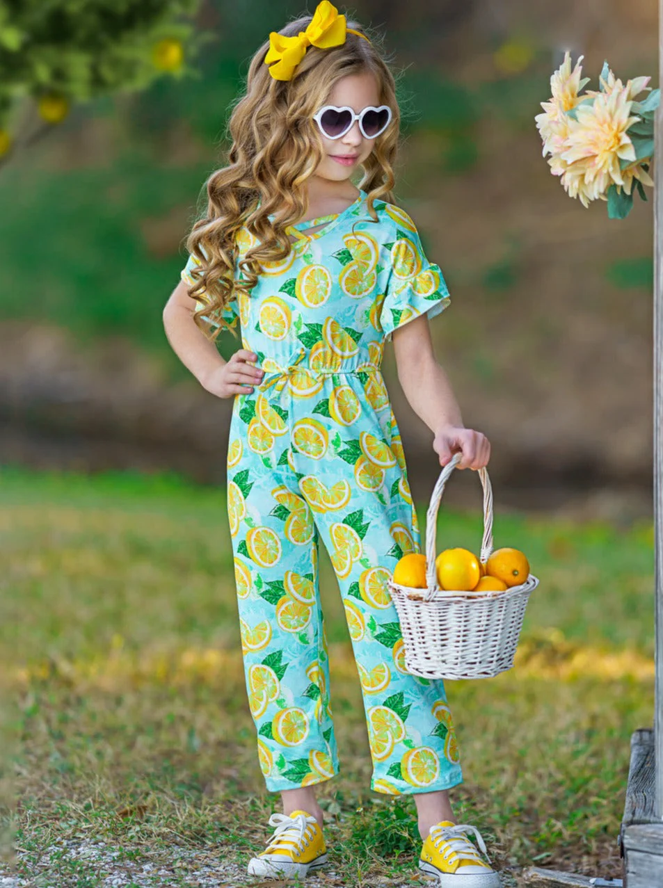 Lemon Fresh Ruffle Sleeve Jumpsuit - Image 7