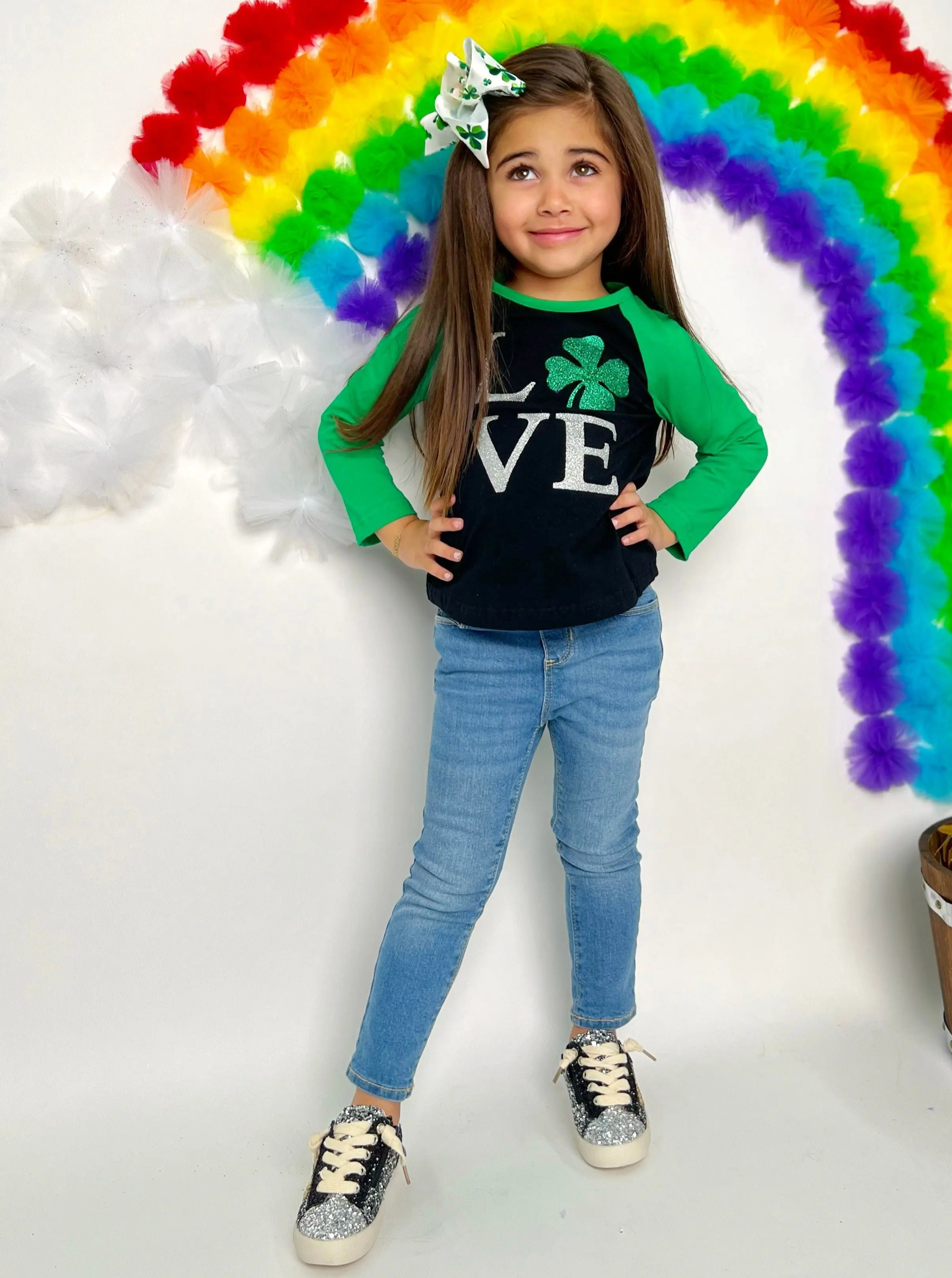 Love Clover Raglan Top - Image 5