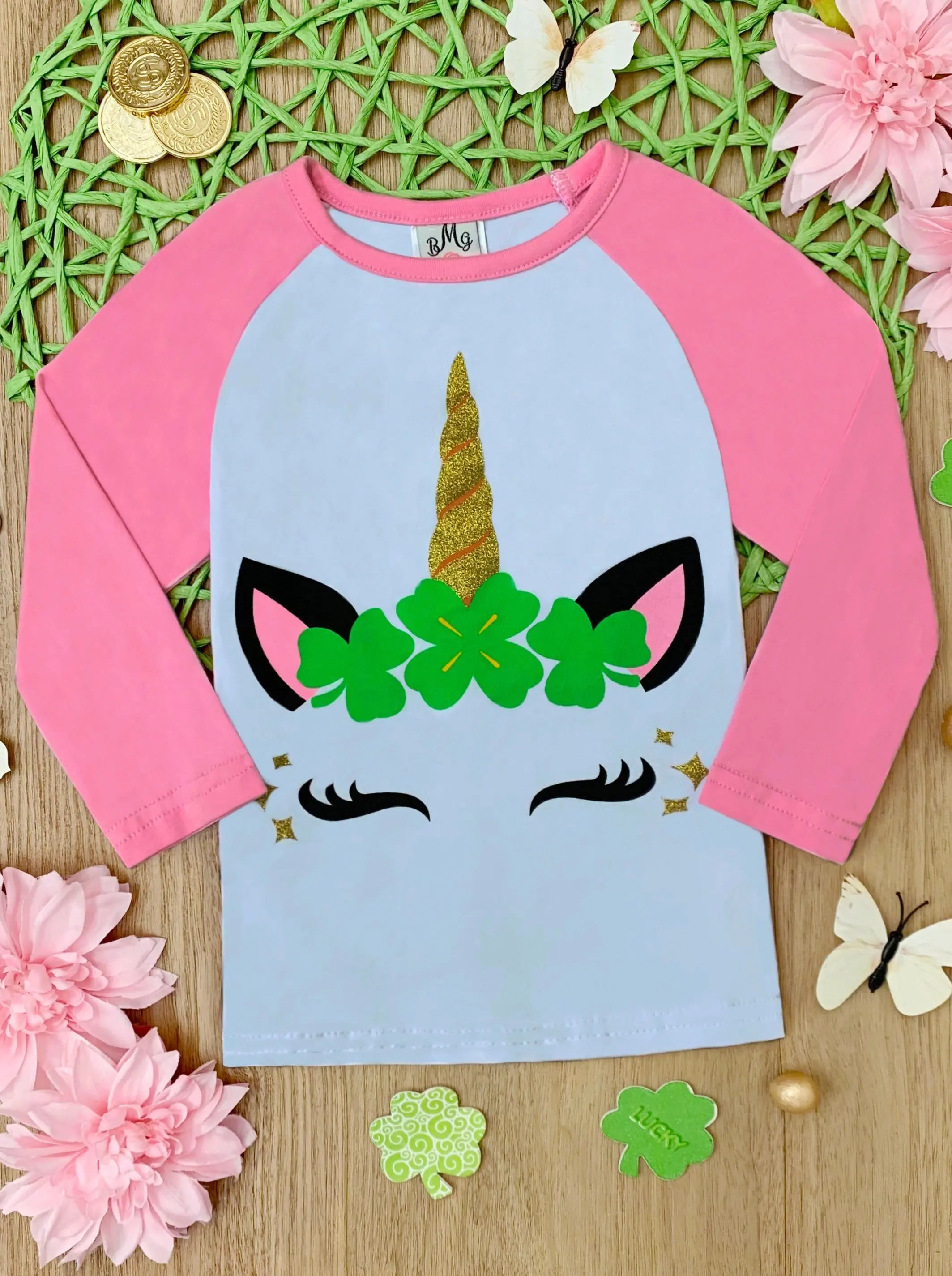 Luck of the Unicorn Raglan Top - Image 4