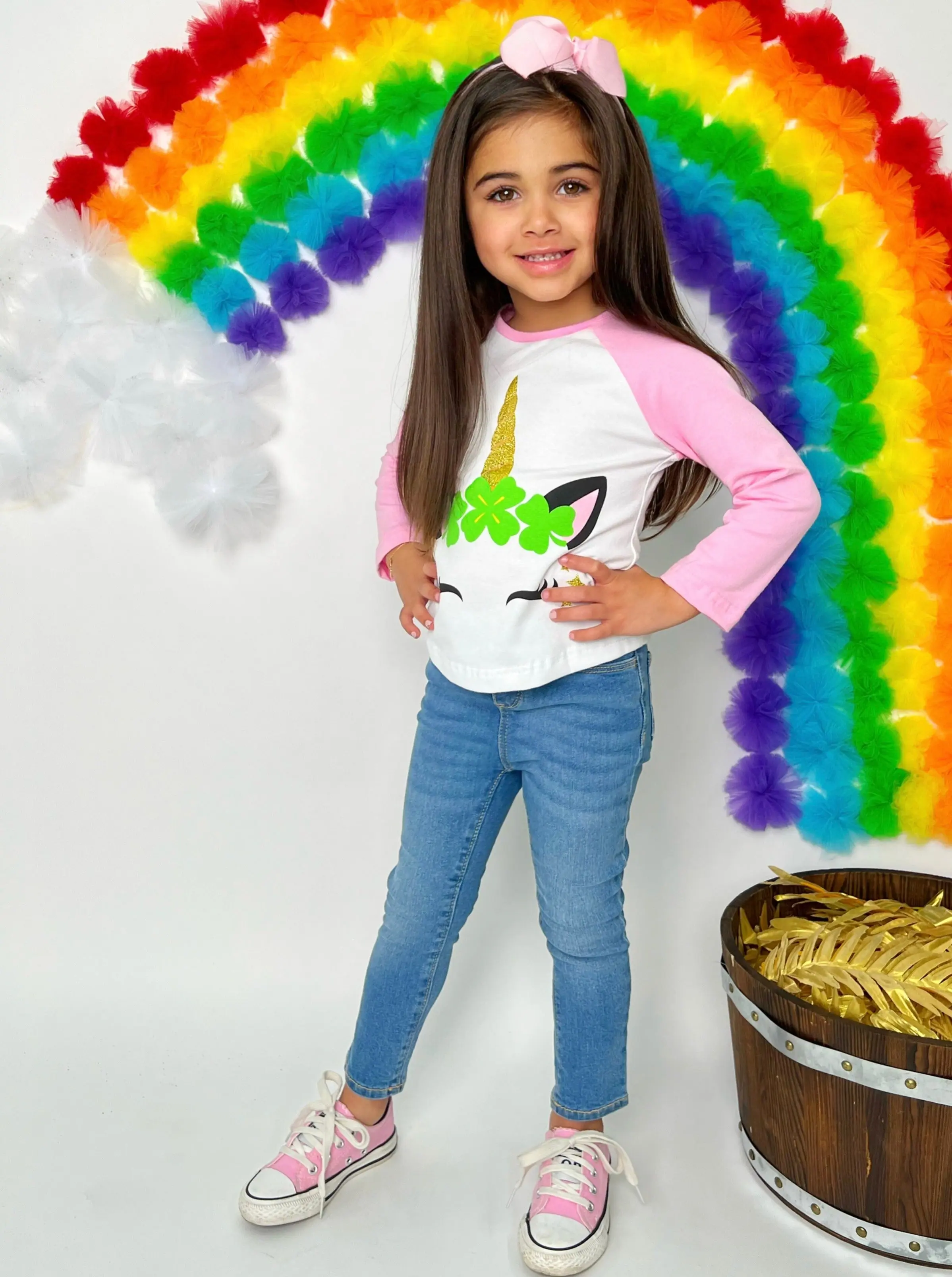 Luck of the Unicorn Raglan Top - Image 5