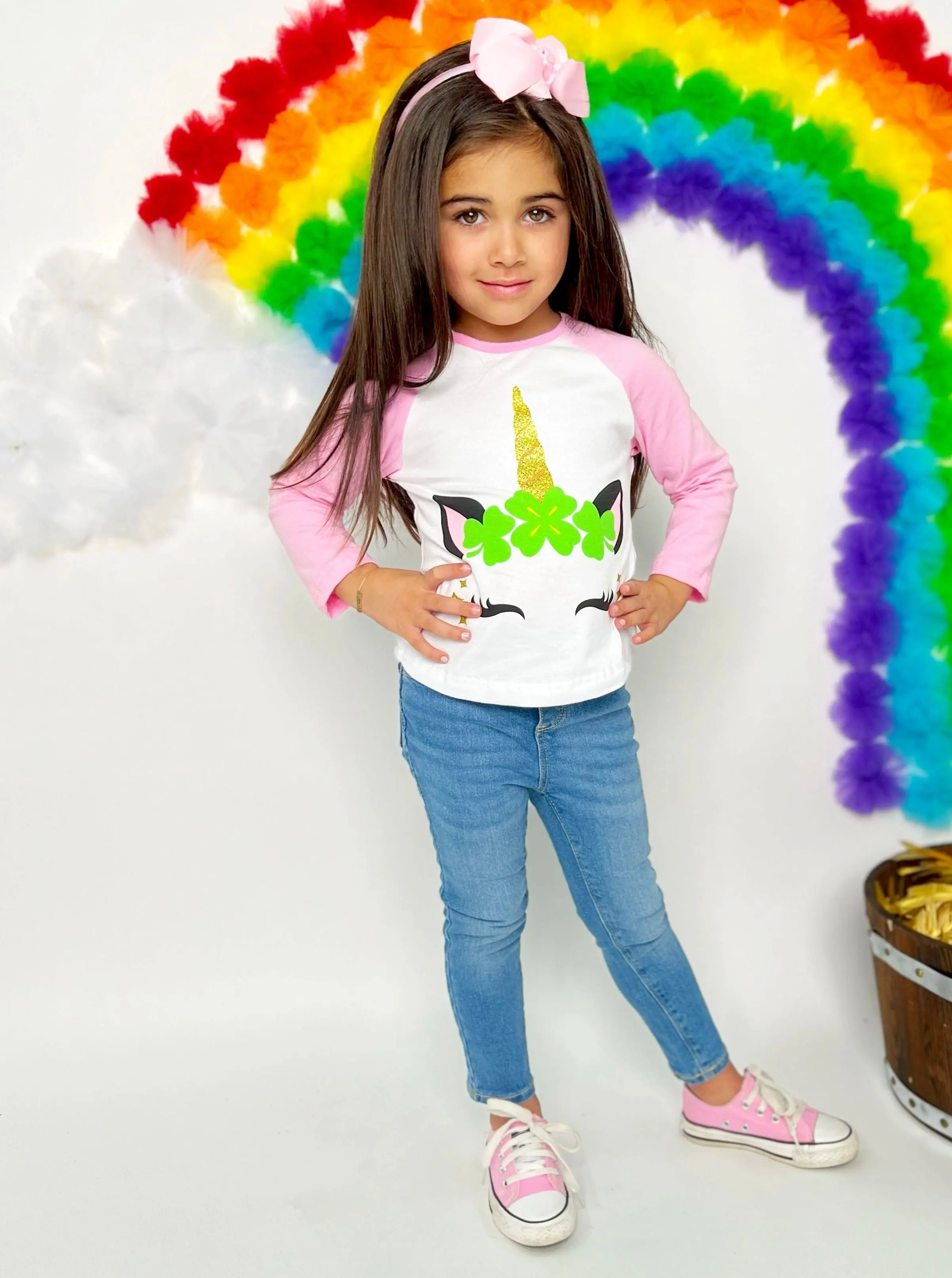 Luck of the Unicorn Raglan Top - Image 6