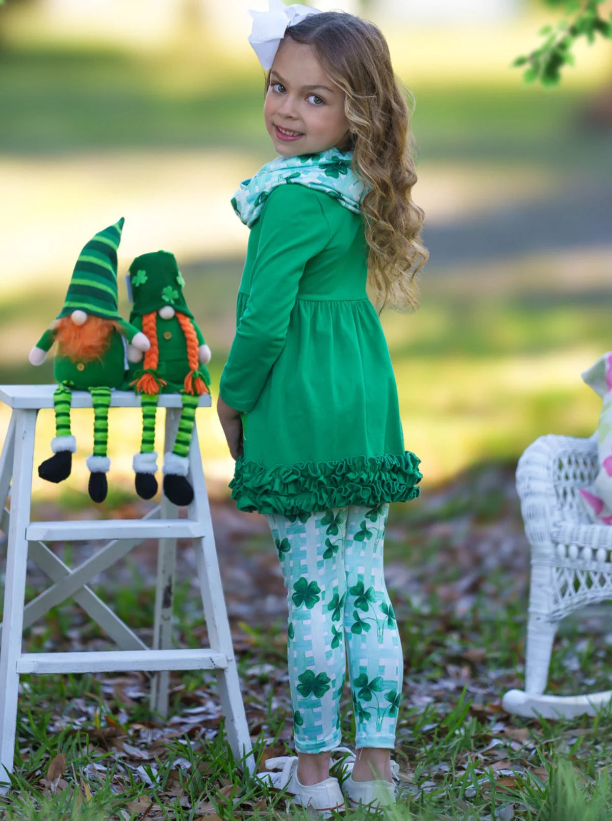 St. Paddy's Lucky Clover Print 3 Piece Set - Image 4