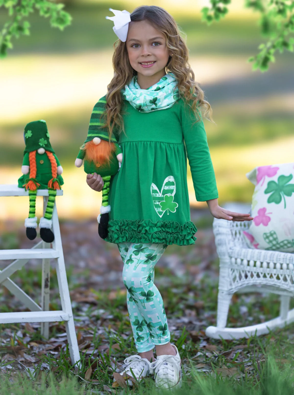 St. Paddy's Lucky Clover Print 3 Piece Set - Image 5