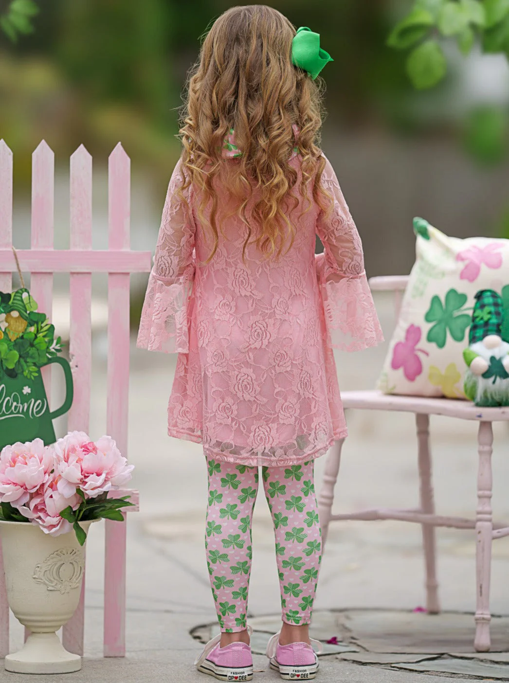 Irish Charm Clover Print 3 Piece Set - Image 5