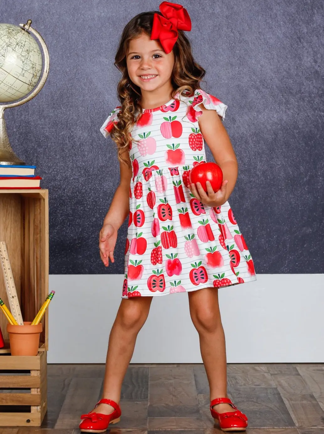 Apple Angel Ruffle Sleeve Dress - Image 2
