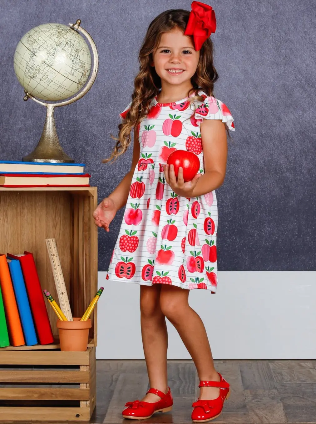 Apple Angel Ruffle Sleeve Dress - Image 5