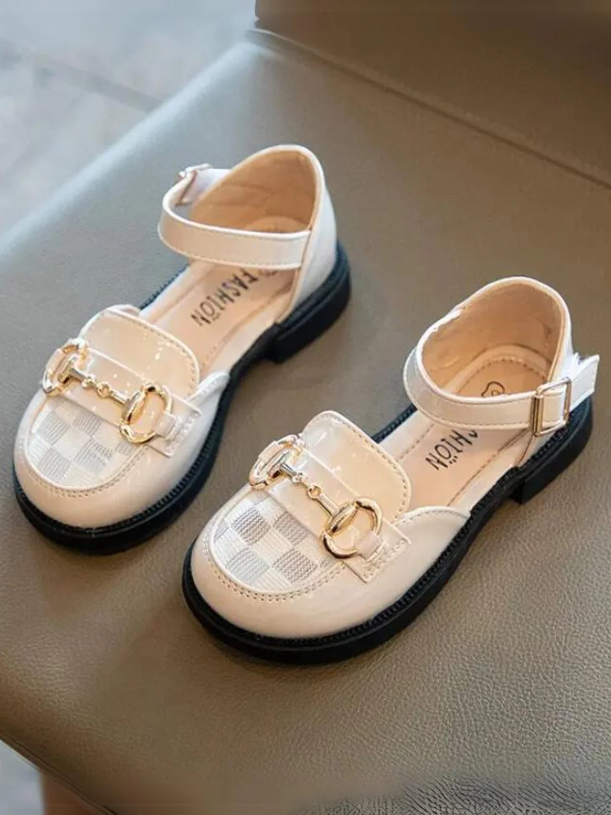 Girls Stylish Buckle Dress Shoes by Liv and Mia - Image 2