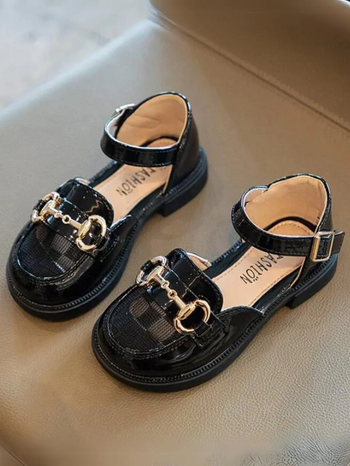Girls Stylish Buckle Dress Shoes by Liv and Mia - Image 3