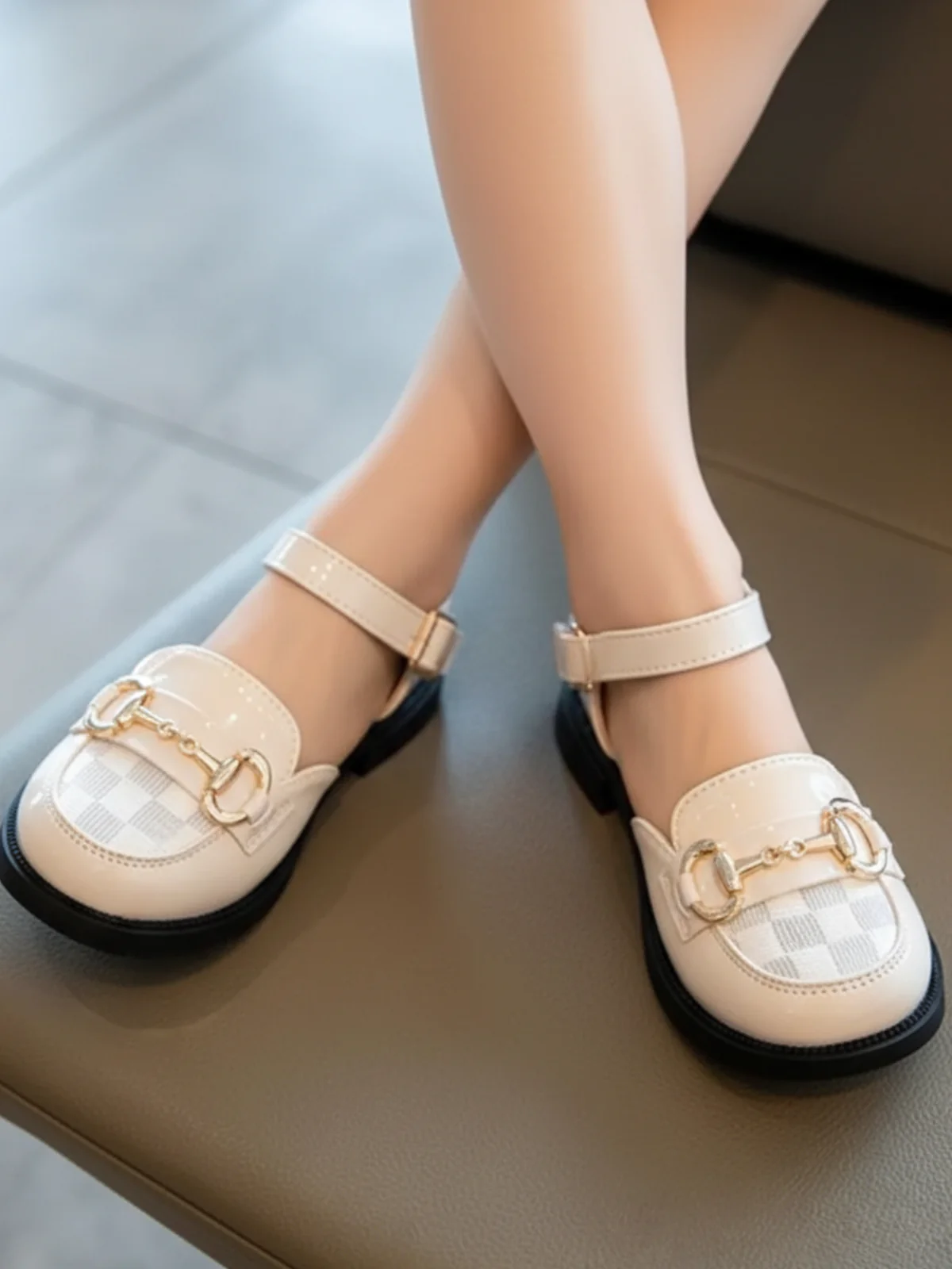 Girls Stylish Buckle Dress Shoes by Liv and Mia - Image 6