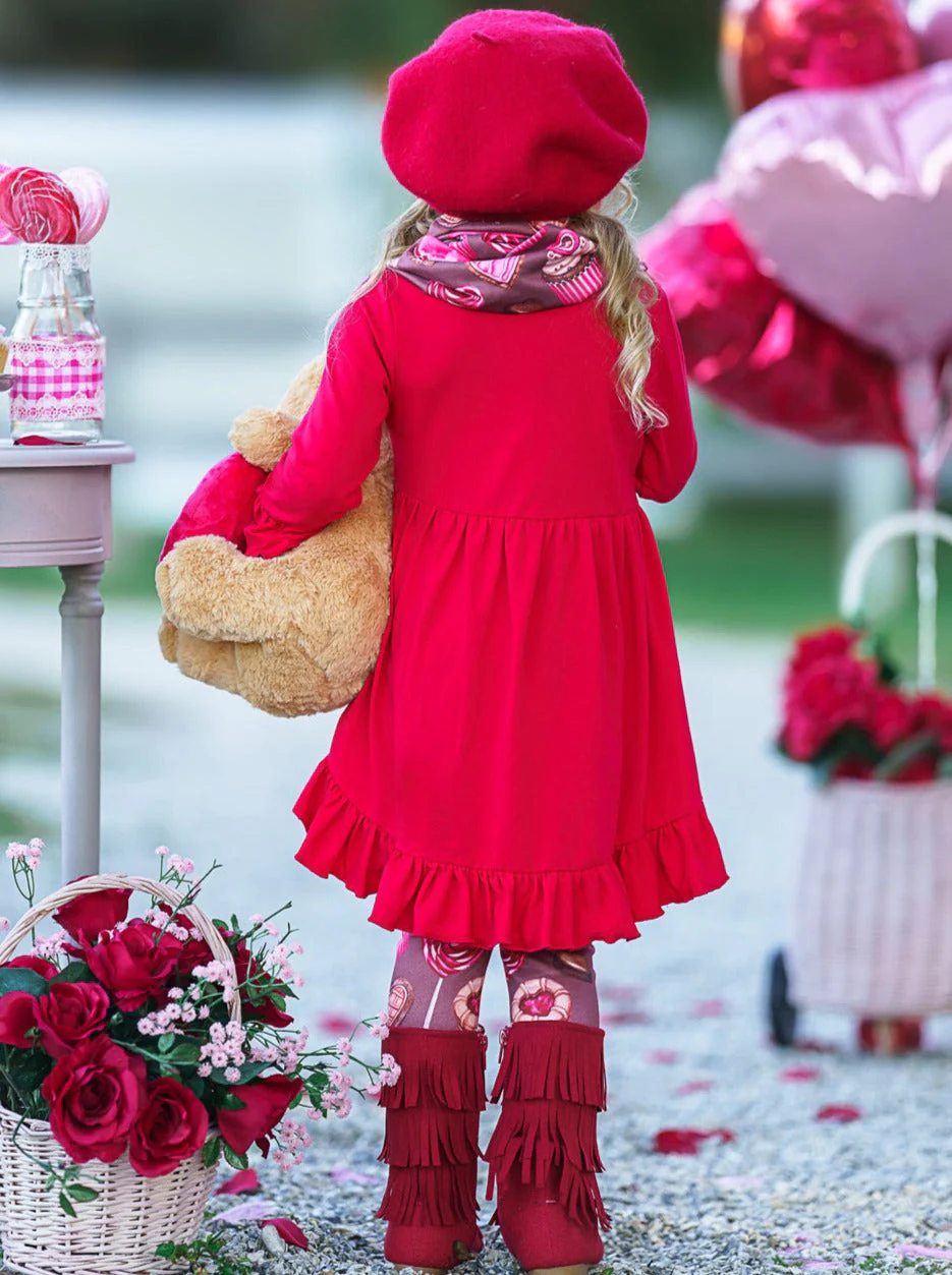 Sweetest Treat Tunic, Scarf and Legging Set - Image 7