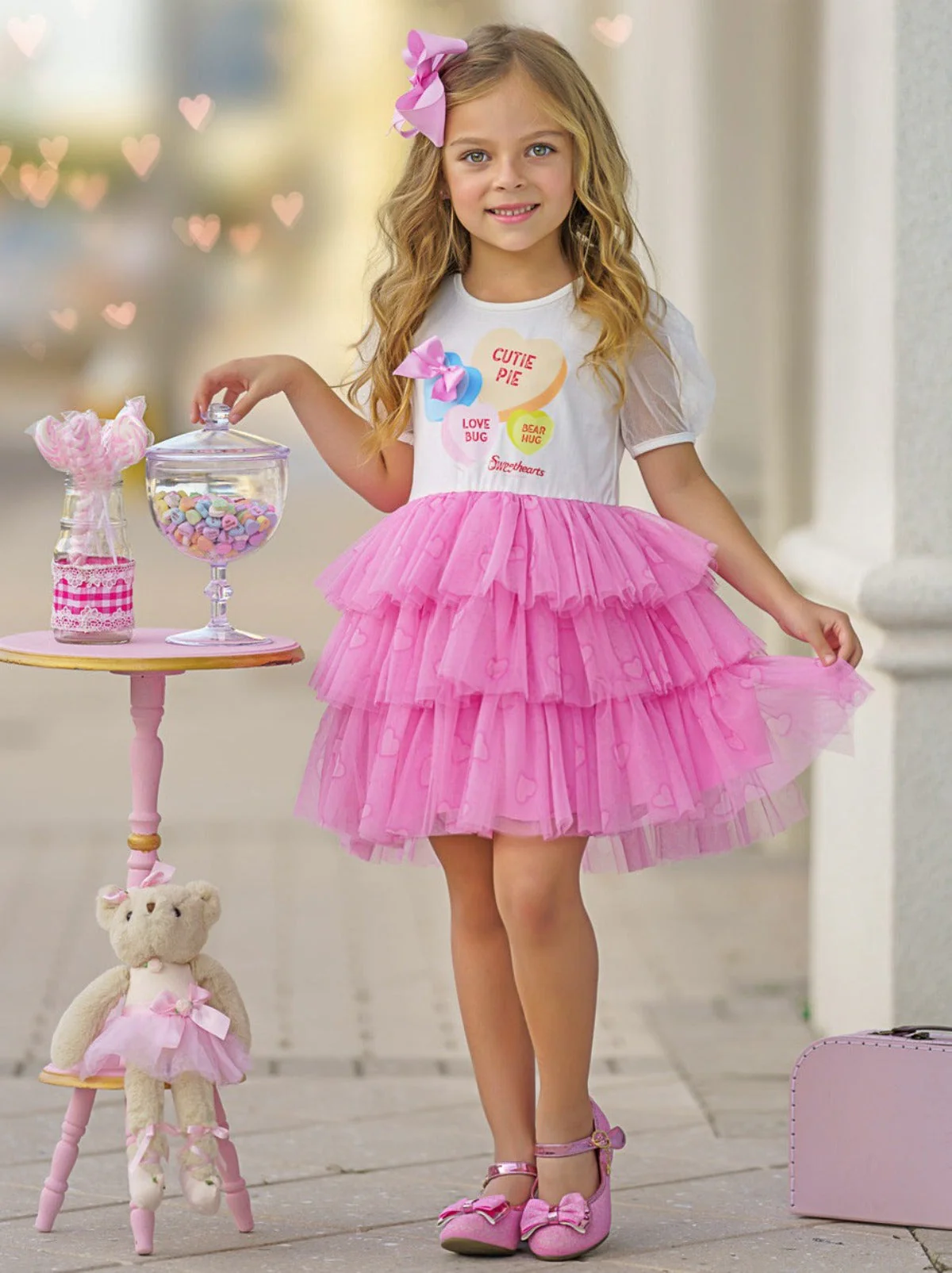 Sweethearts Cutie Pie Tiered Tutu Dress - Image 2