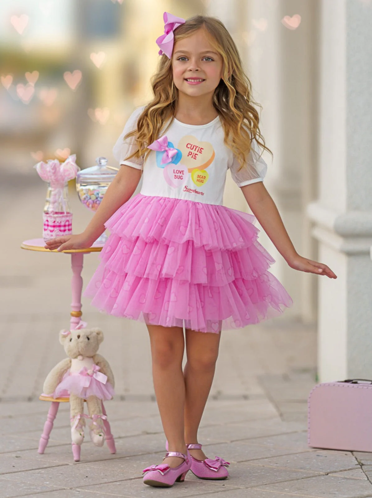 Sweethearts Cutie Pie Tiered Tutu Dress - Image 3