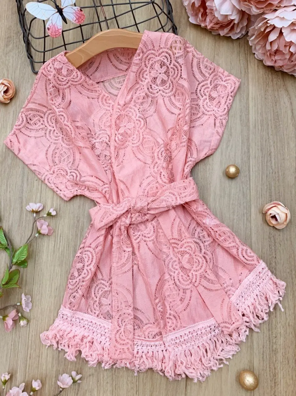 Lace Swim Cover-Up Kimono - Image 2