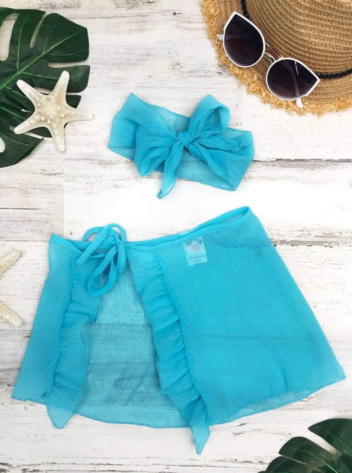 Off To Paradise Sarong and Headband Set - Image 4