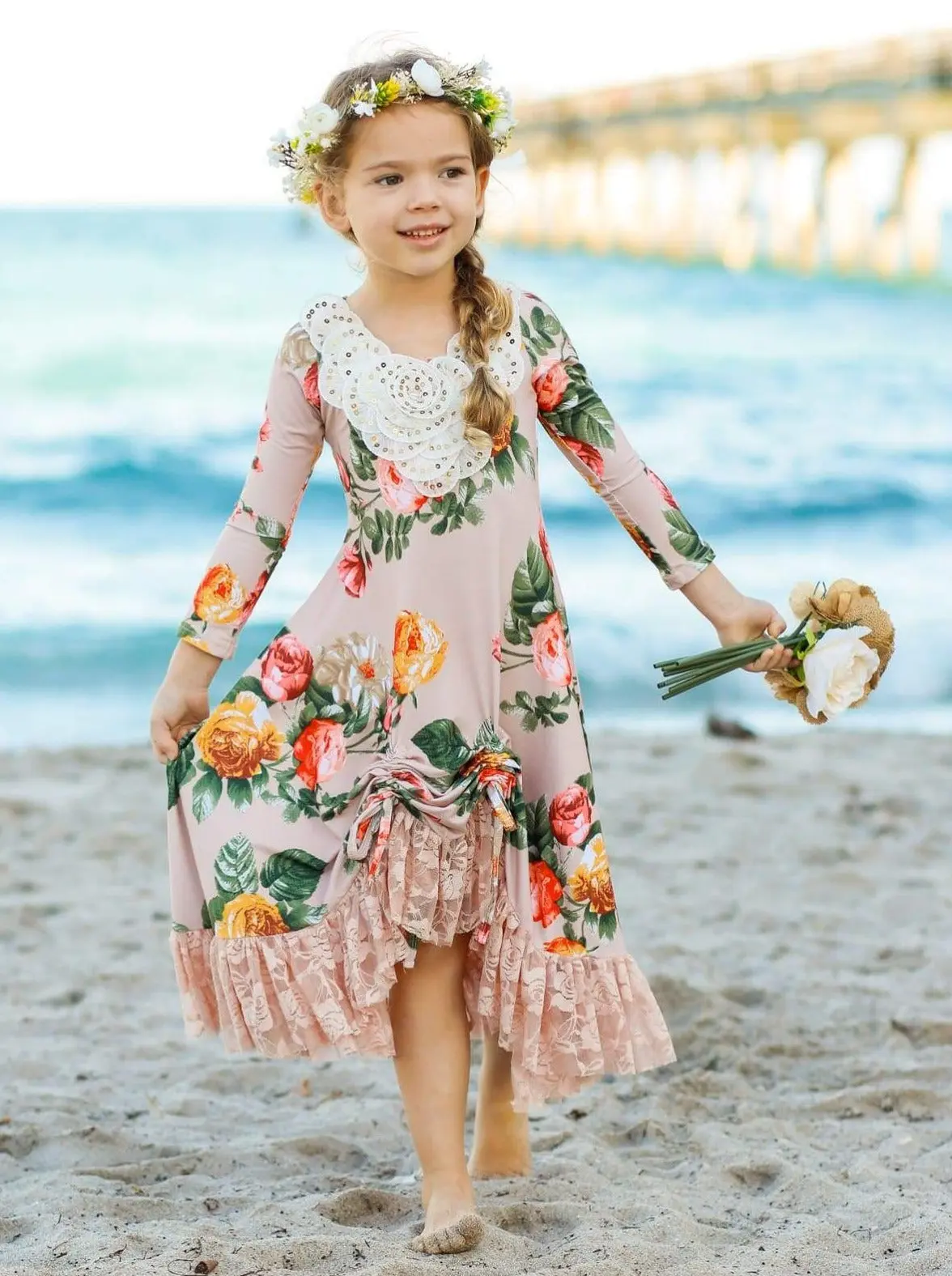 Ready To Dance Hi-Lo Drawstring Dress - Image 14