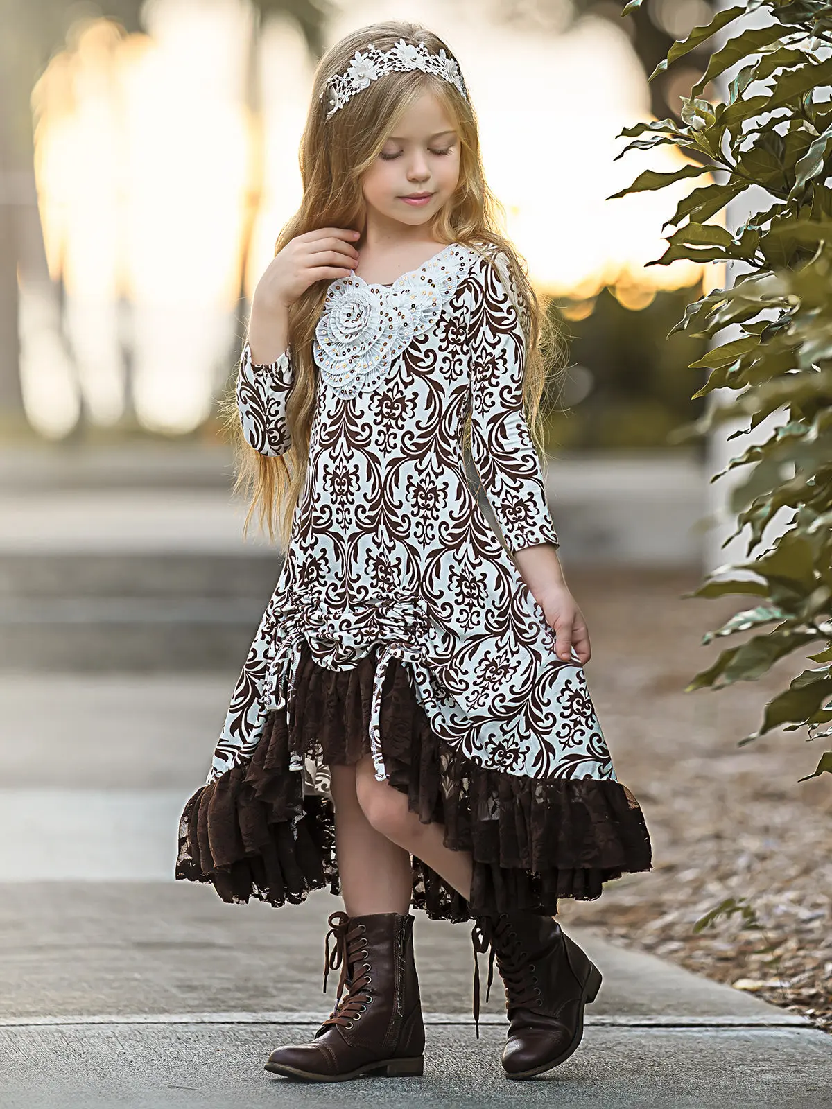 Ready To Dance Hi-Lo Drawstring Dress - Image 3