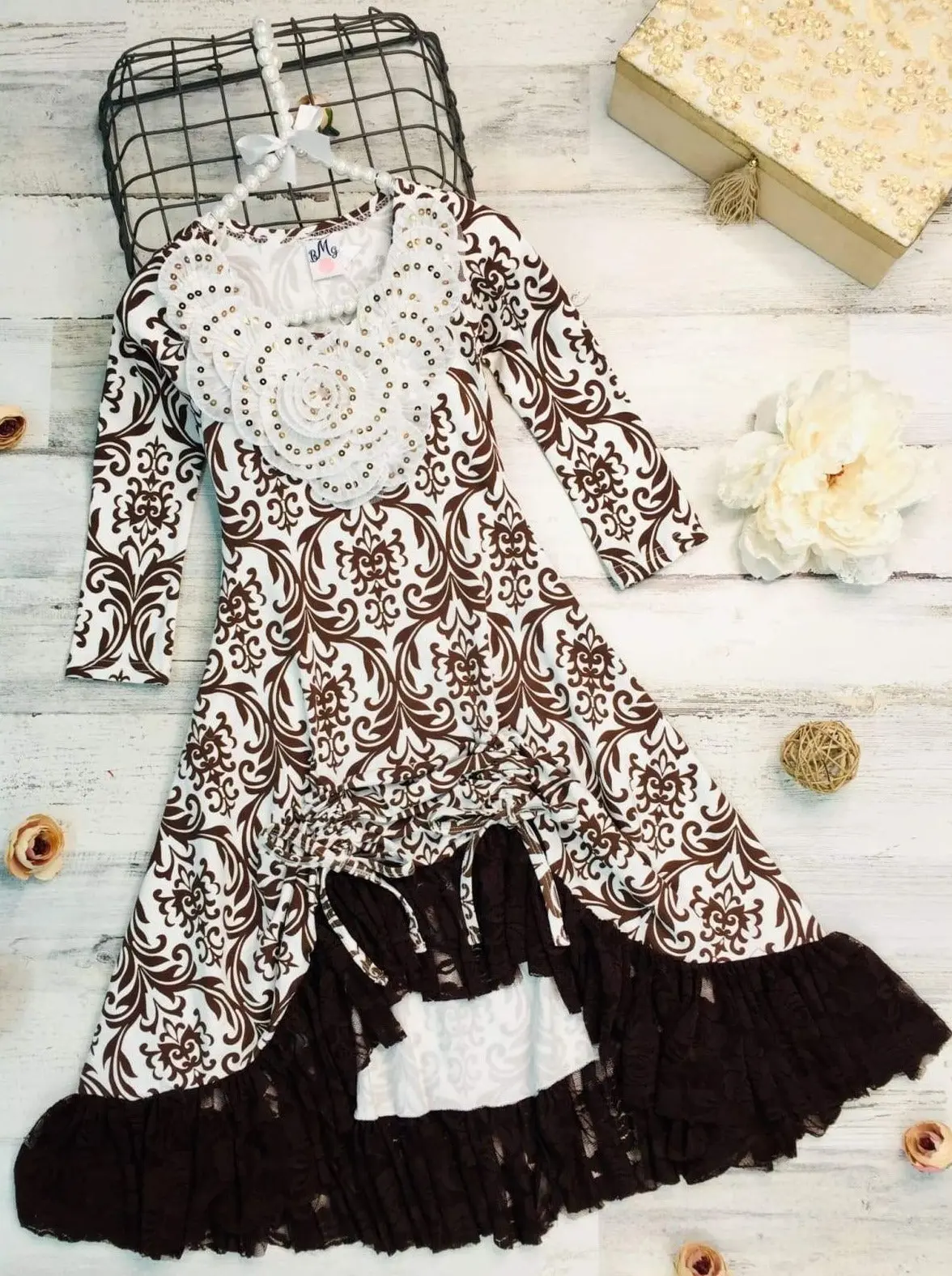 Ready To Dance Hi-Lo Drawstring Dress - Image 4