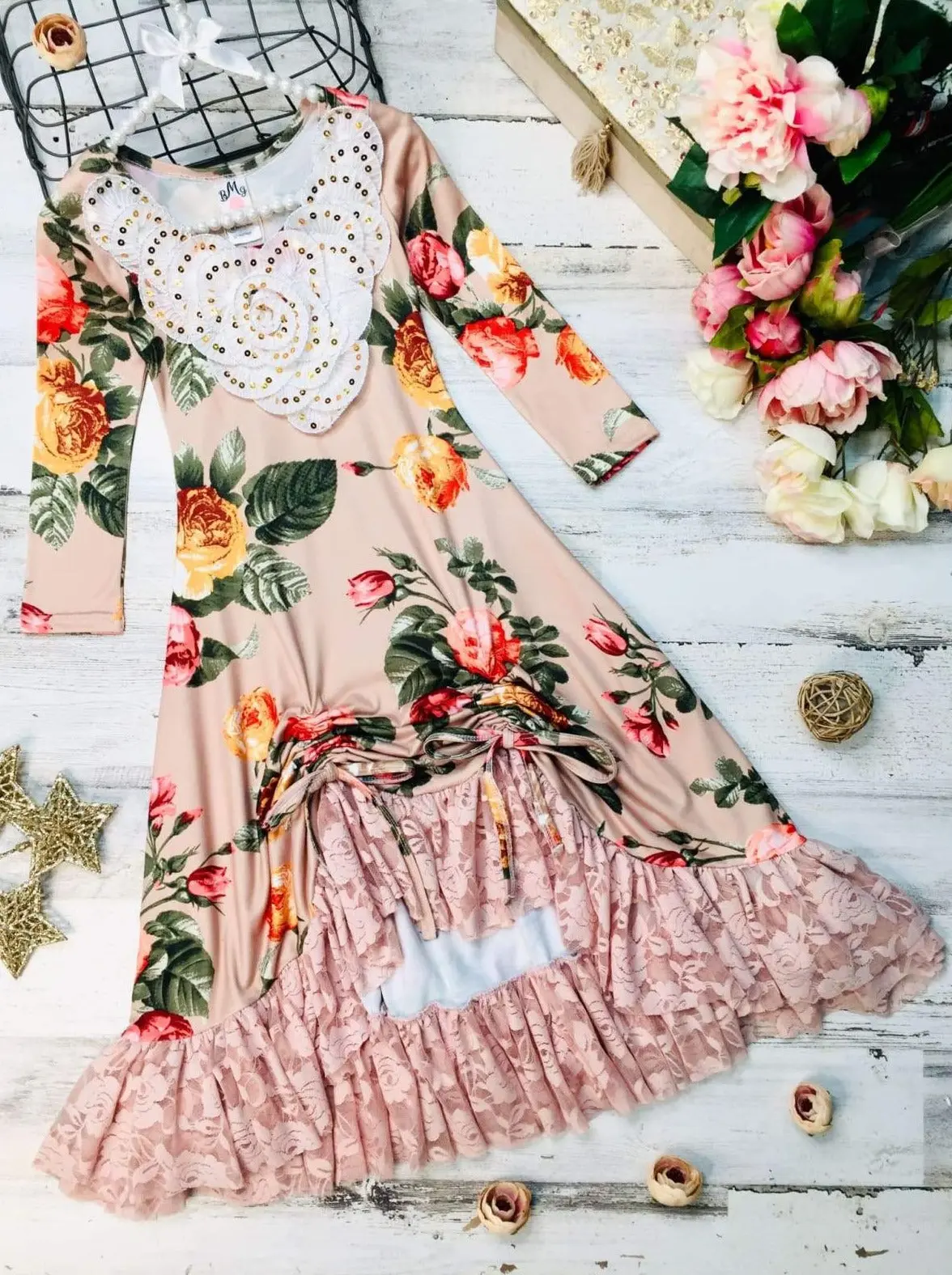 Ready To Dance Hi-Lo Drawstring Dress - Image 5