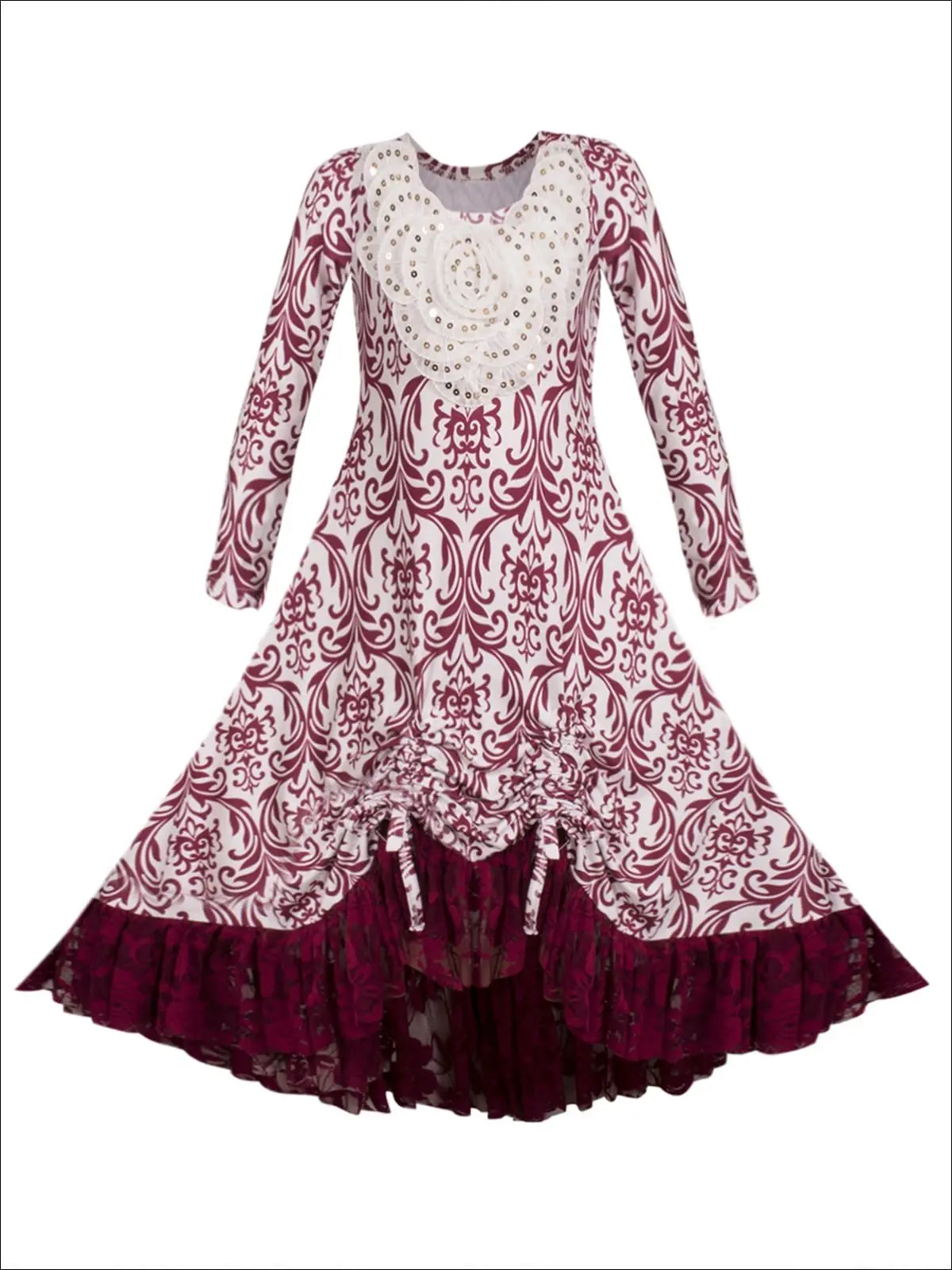 Ready To Dance Hi-Lo Drawstring Dress - Image 6
