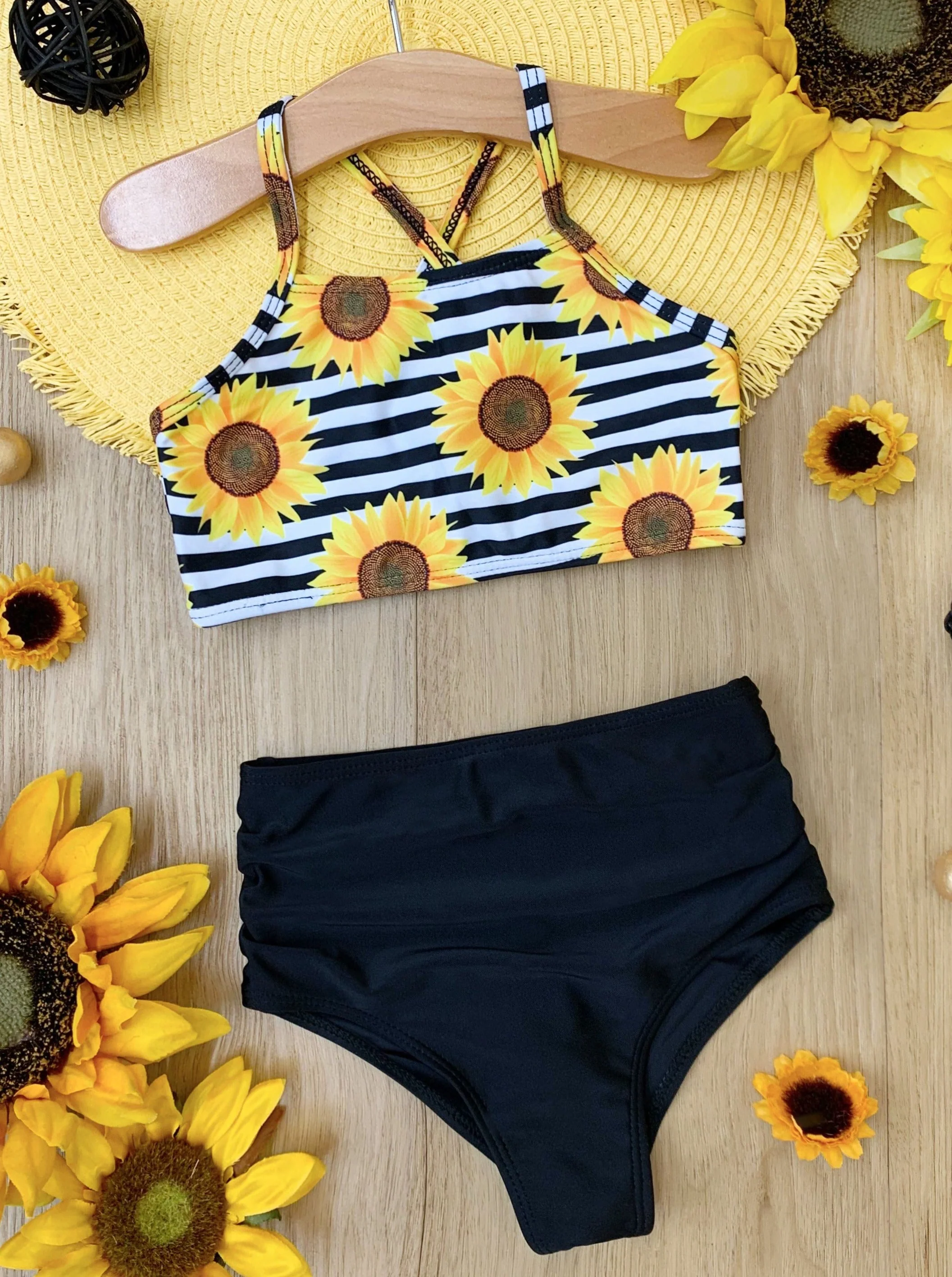 The Bright Sunflower Two Piece Swimsuit - Image 2