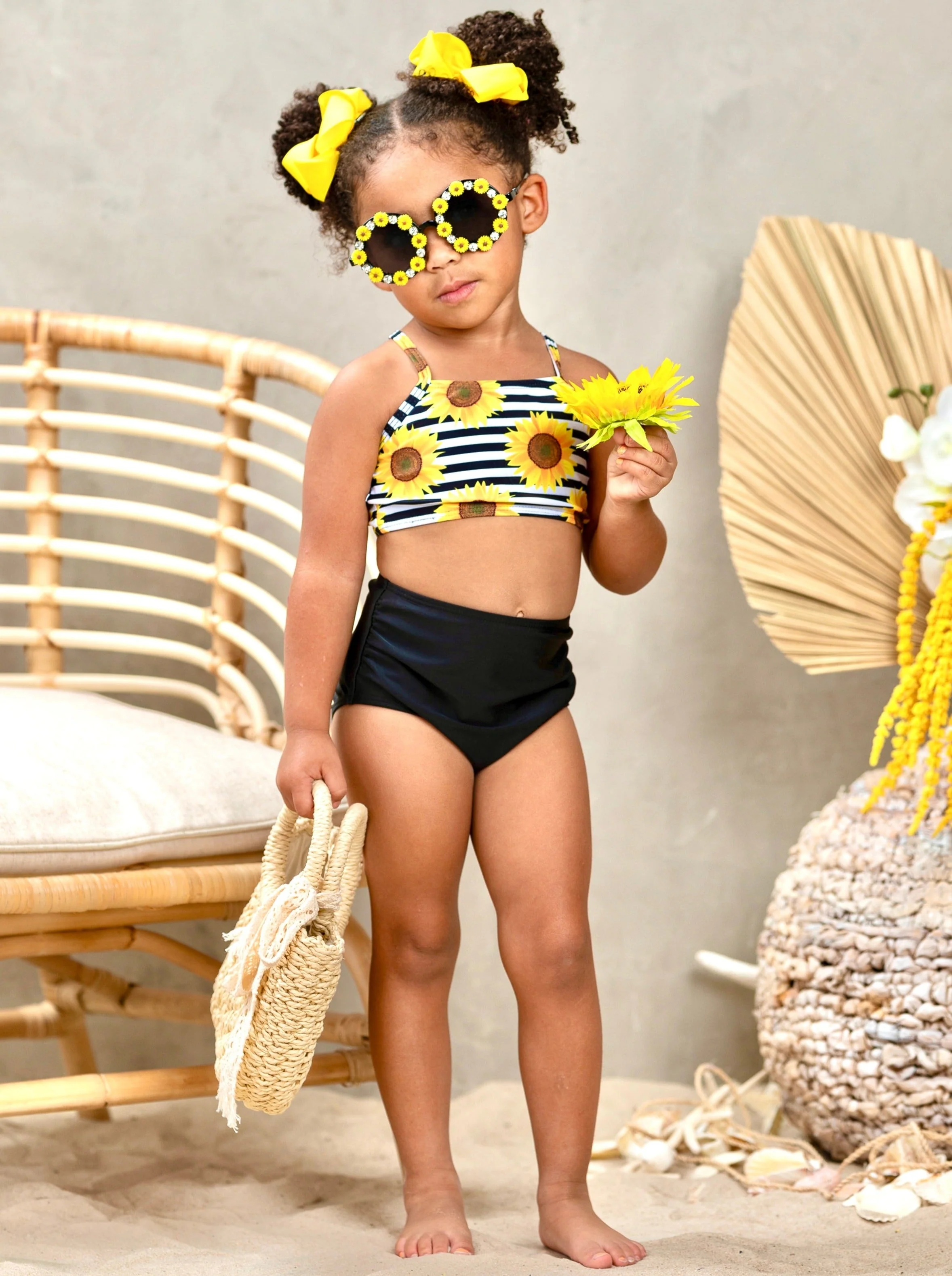 The Bright Sunflower Two Piece Swimsuit - Image 5