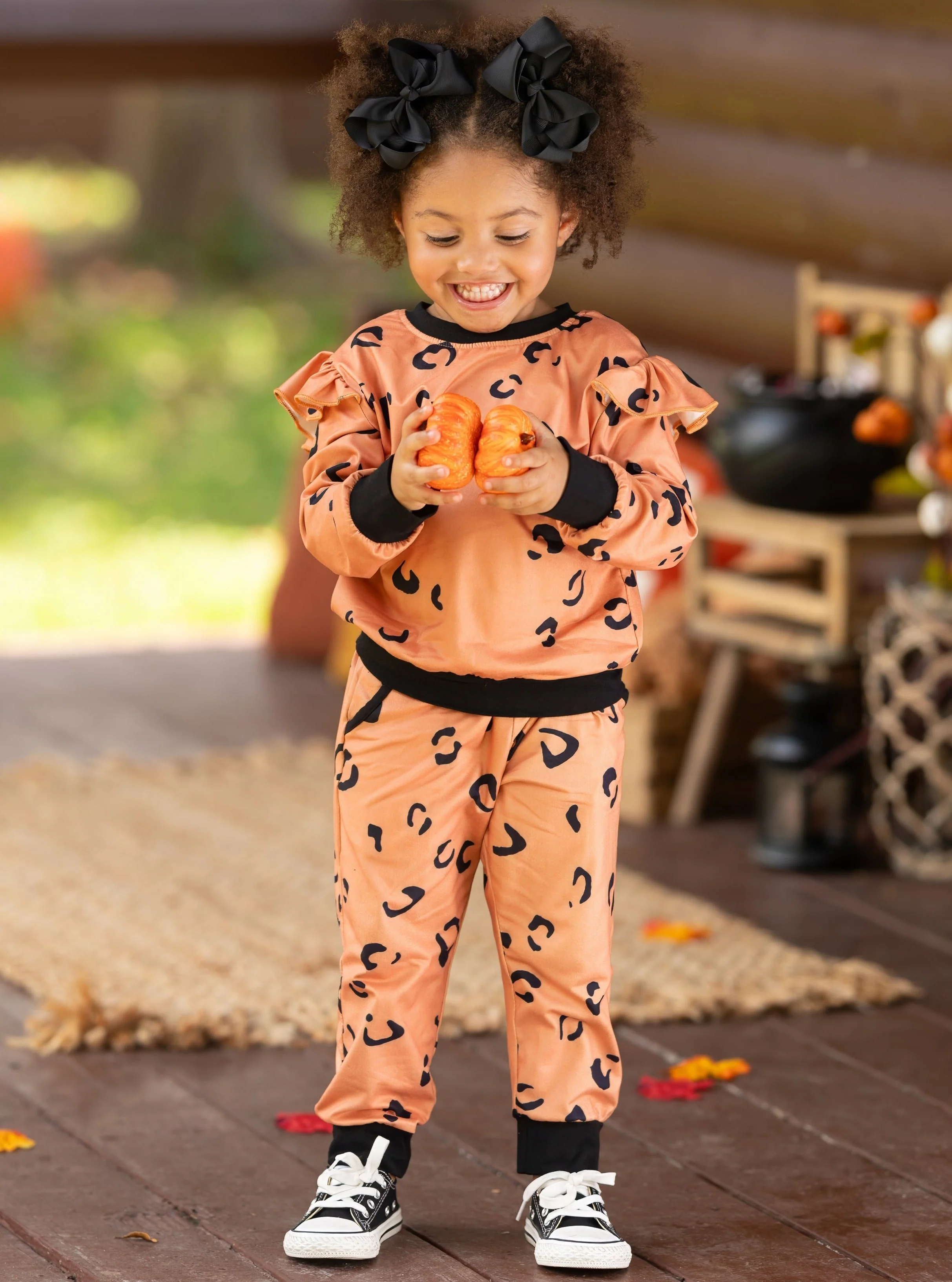 The Ruffled Leopard Loungewear Set - Image 4