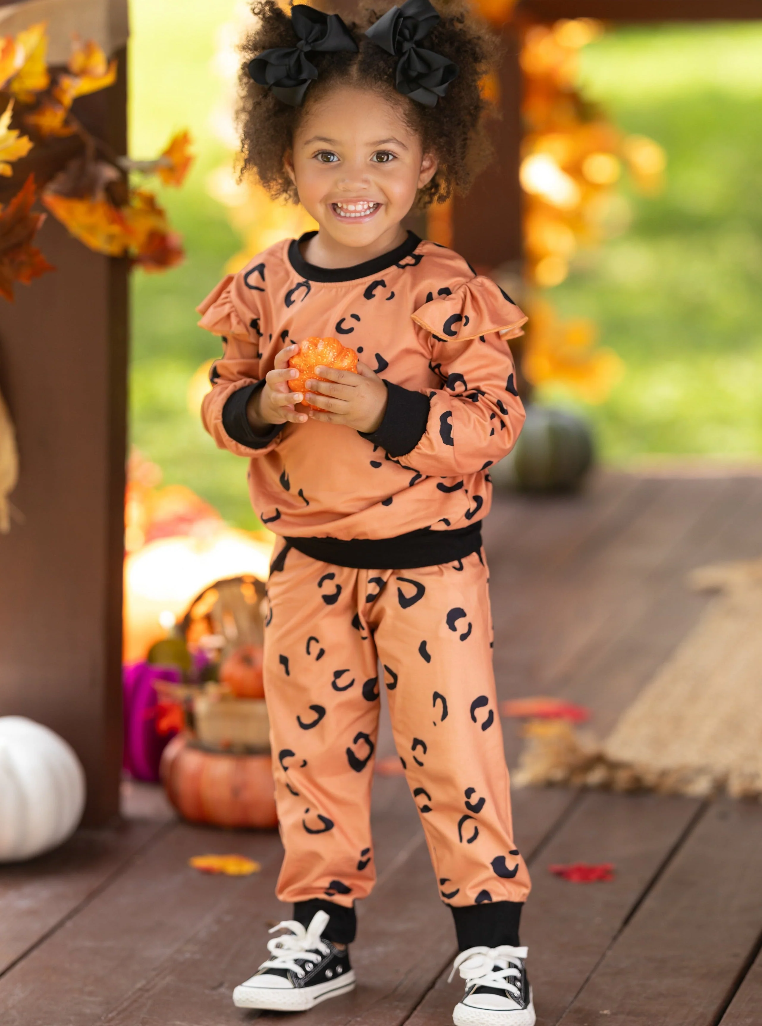 The Ruffled Leopard Loungewear Set - Image 5