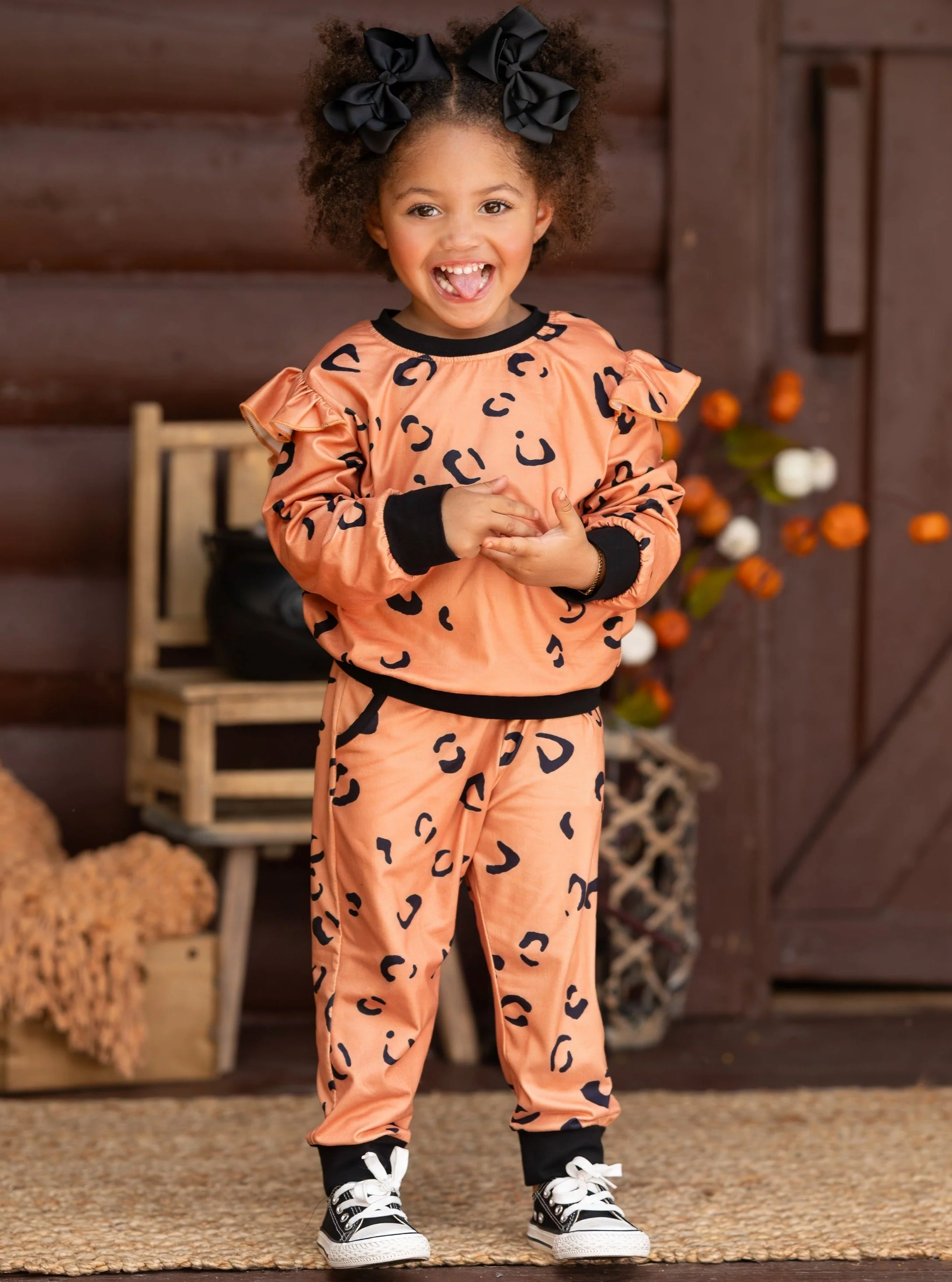 The Ruffled Leopard Loungewear Set - Image 7