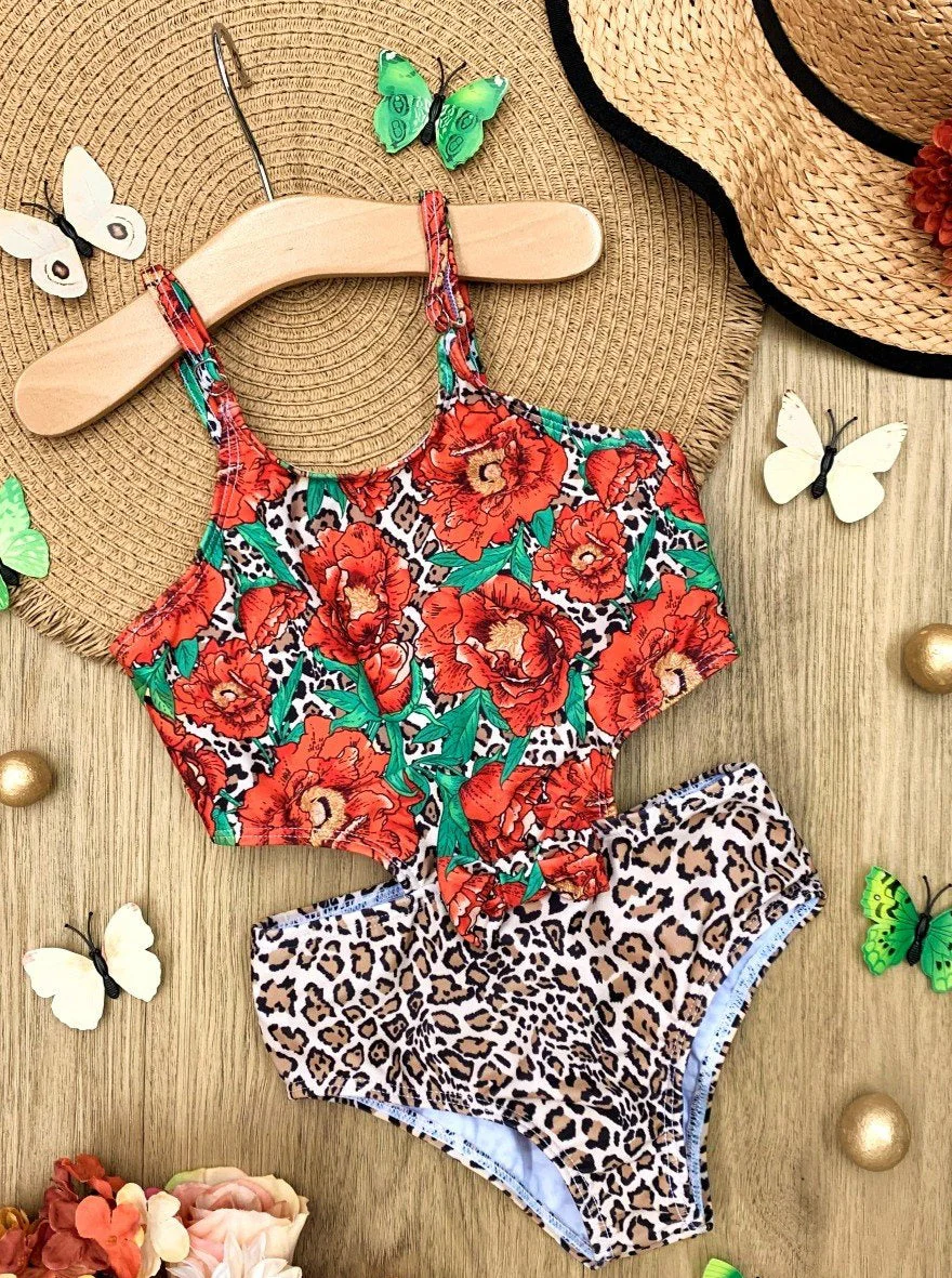 The Swimming Leopard One Piece Swimsuit - Image 5
