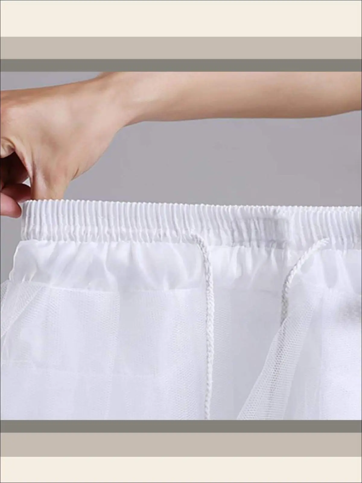 Girls Fluffy Three Layered Petticoat - Image 2
