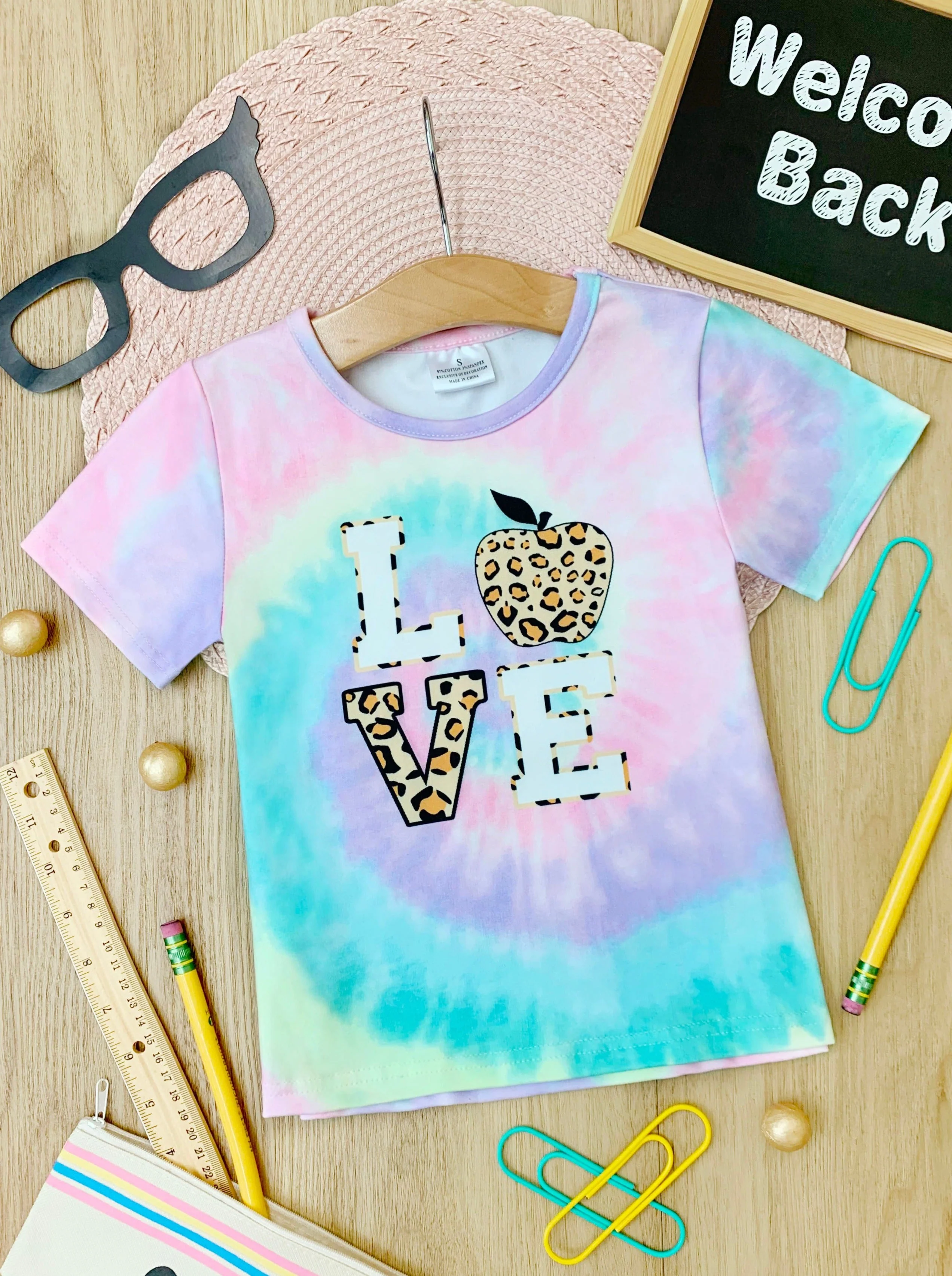 Love Leopard Tie Dye Top - Image 3