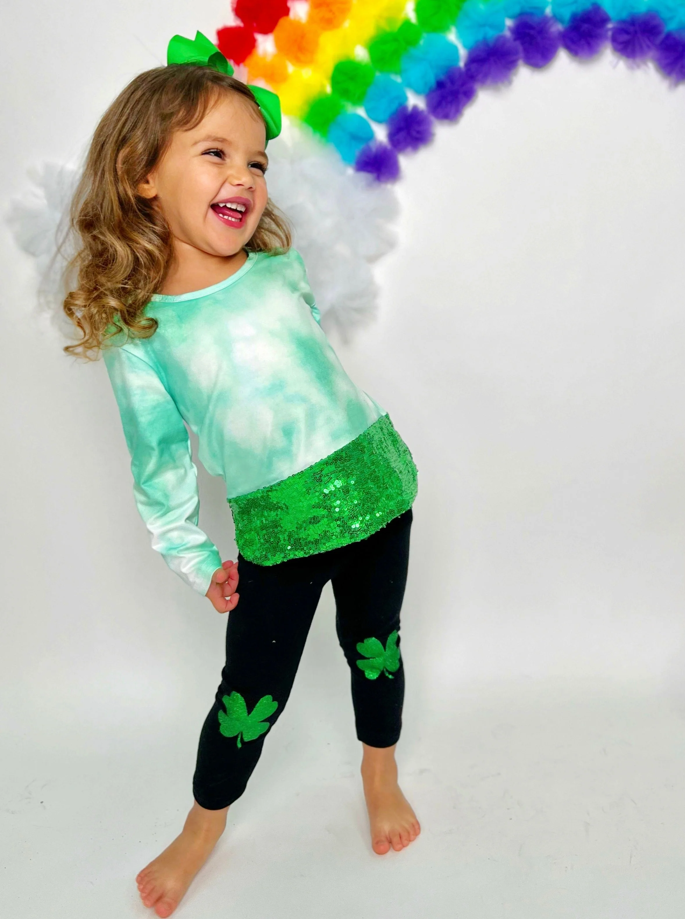 Head In The Clouds Patched Legging Set - Image 2