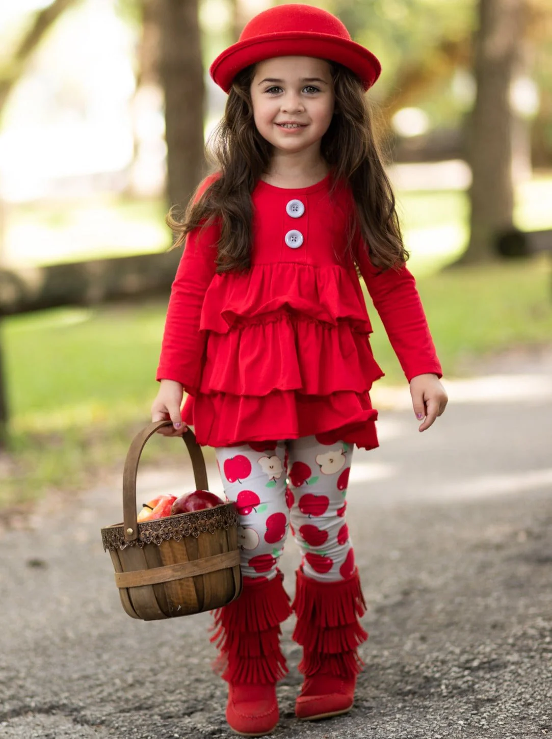 Apple Adore Tiered Tunic And Legging Set - Image 2