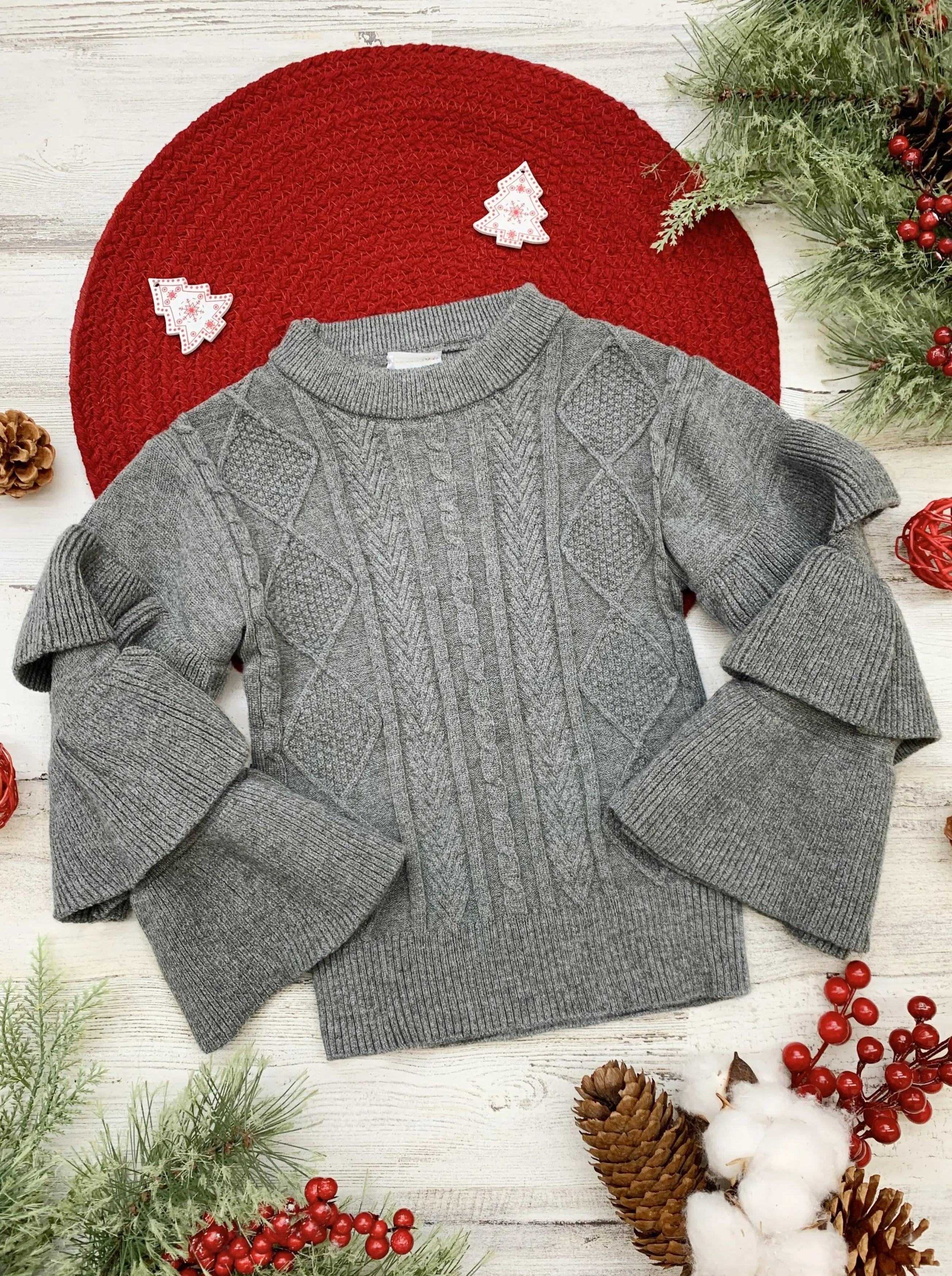 Autumn Is Calling Tiered Sleeve Sweater - Image 2
