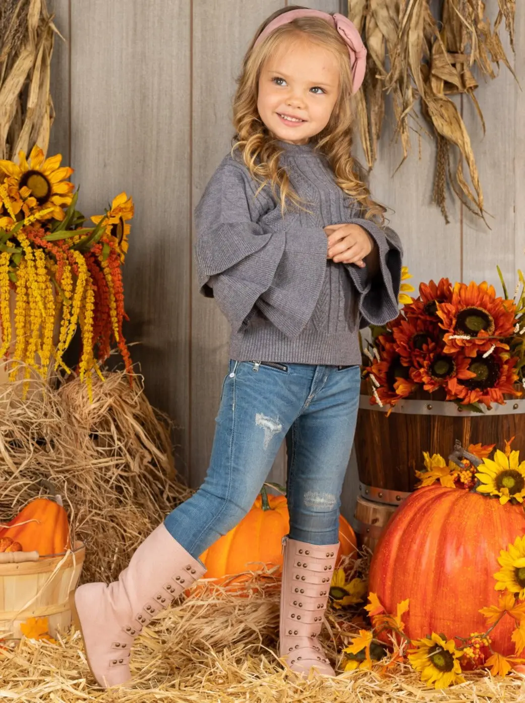 Autumn Is Calling Tiered Sleeve Sweater - Image 3