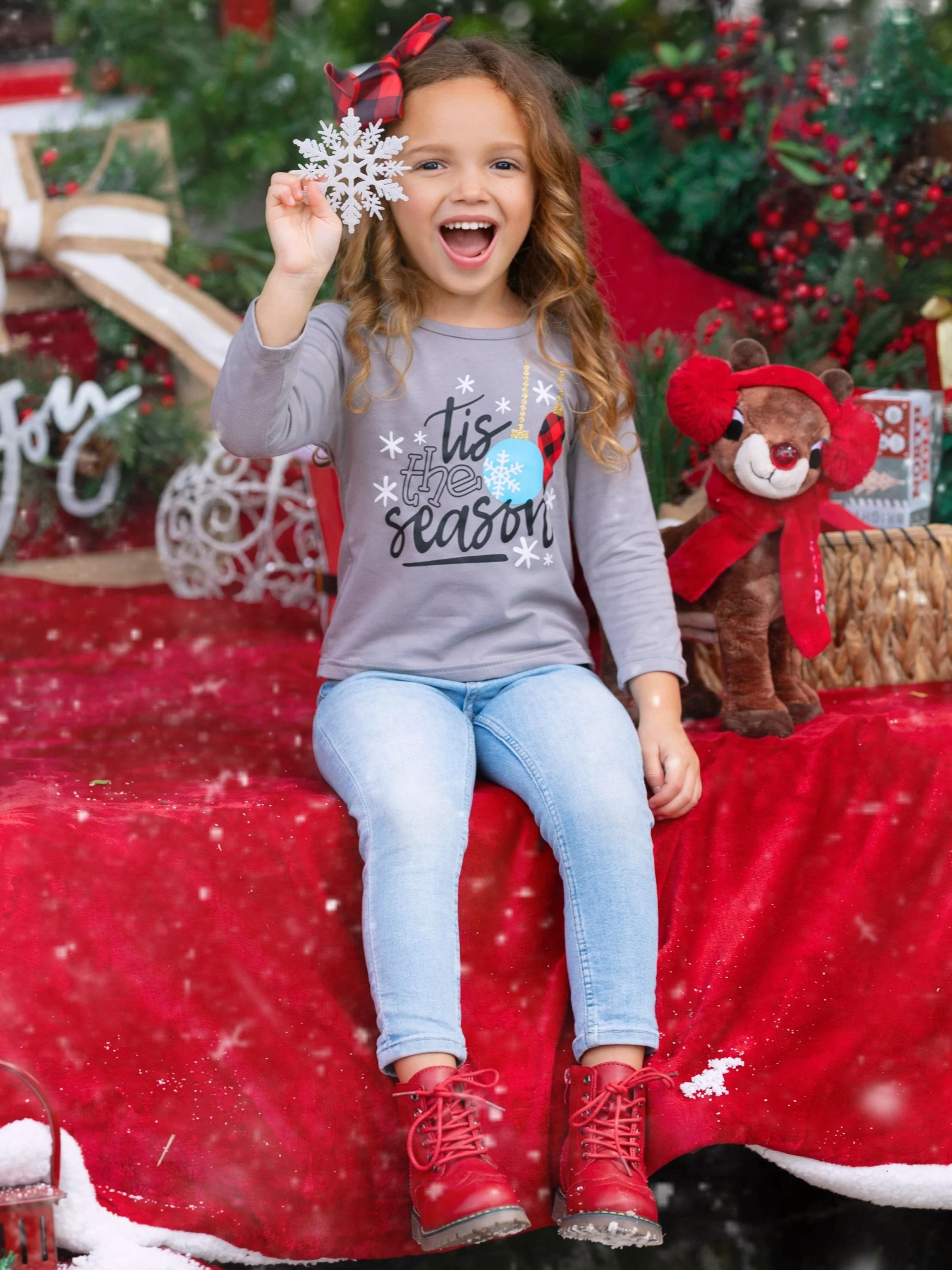 Tis the Season Long Sleeve Top - Image 2