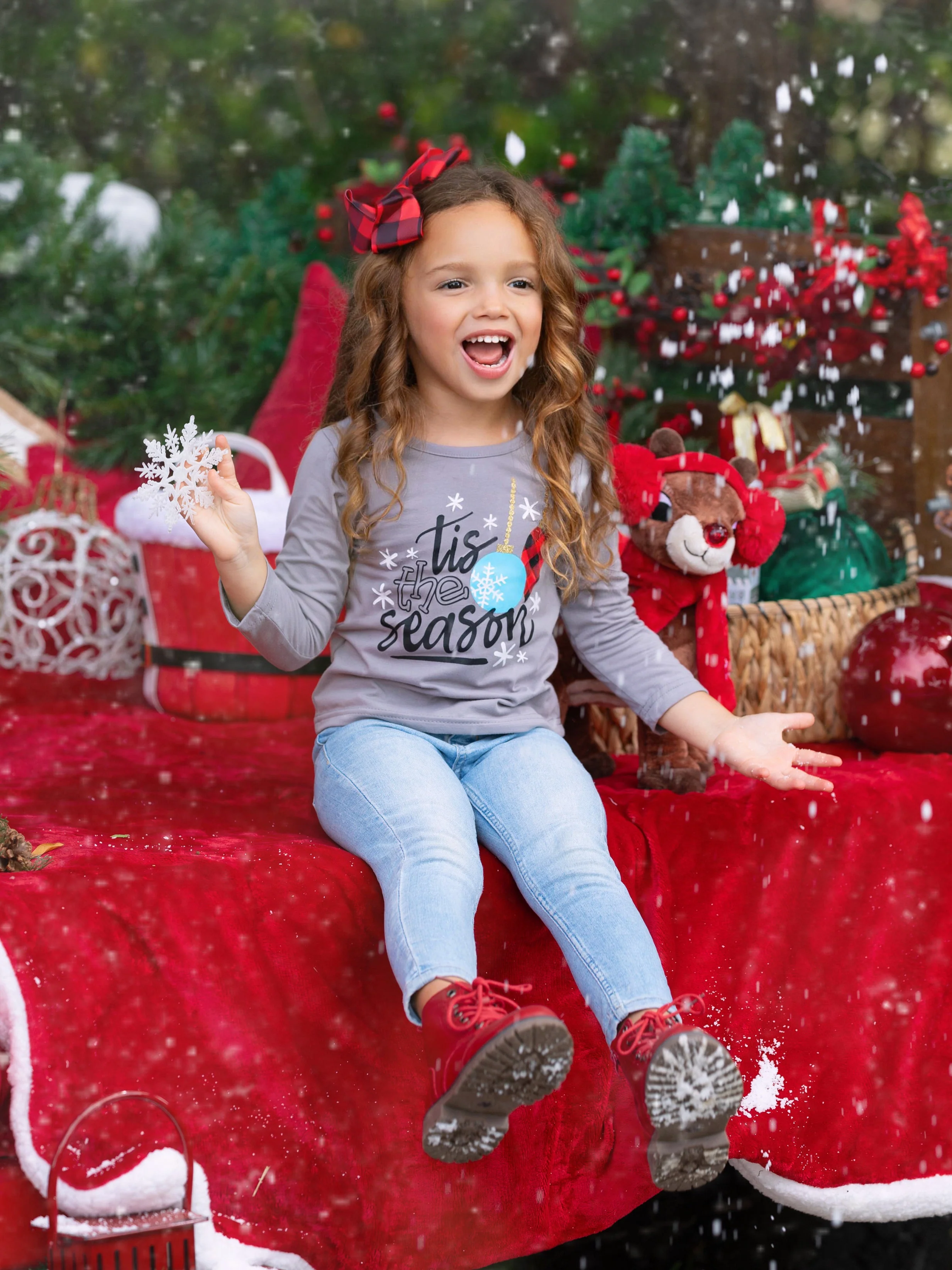 Tis the Season Long Sleeve Top - Image 3