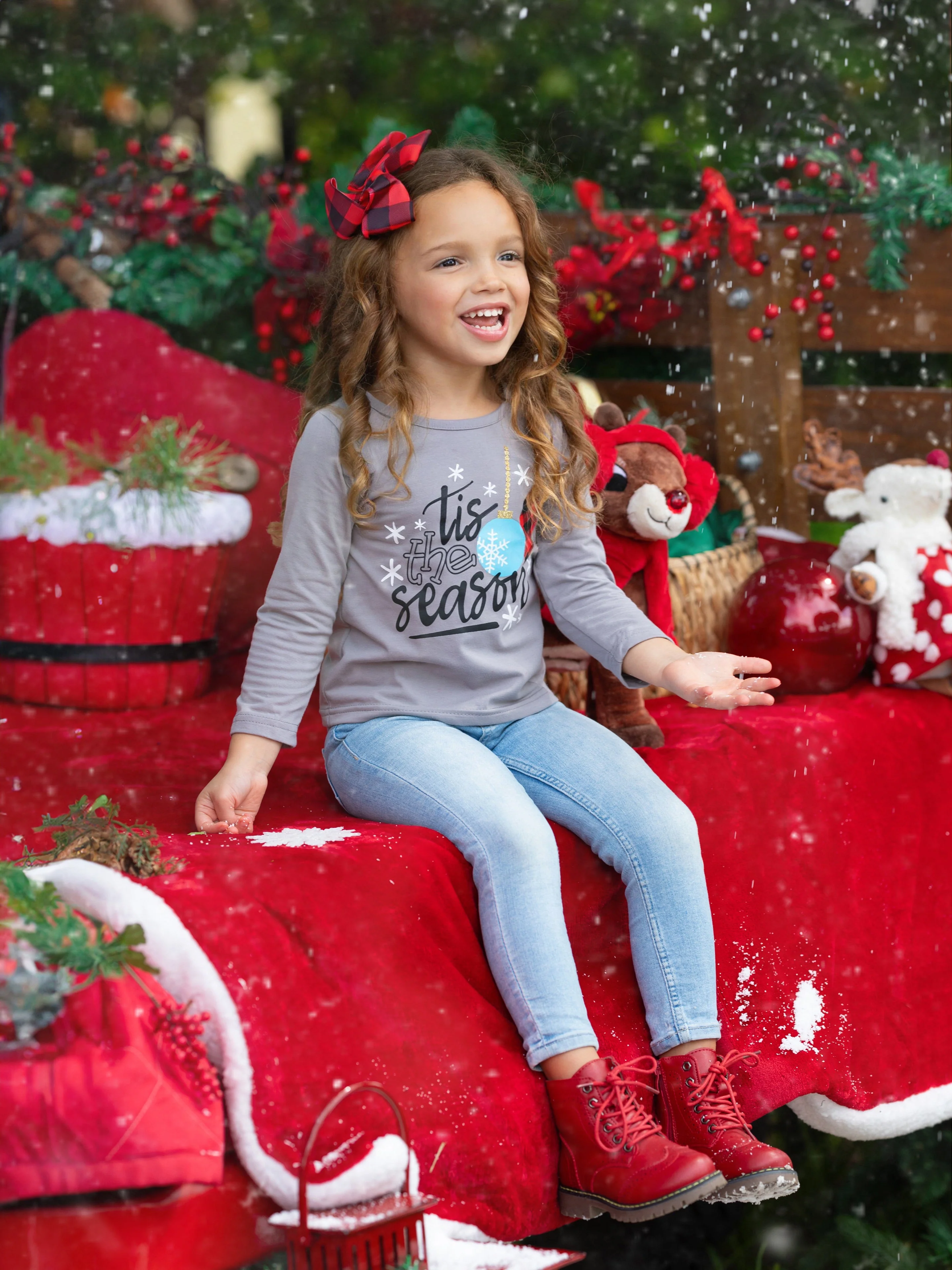 Tis the Season Long Sleeve Top - Image 4