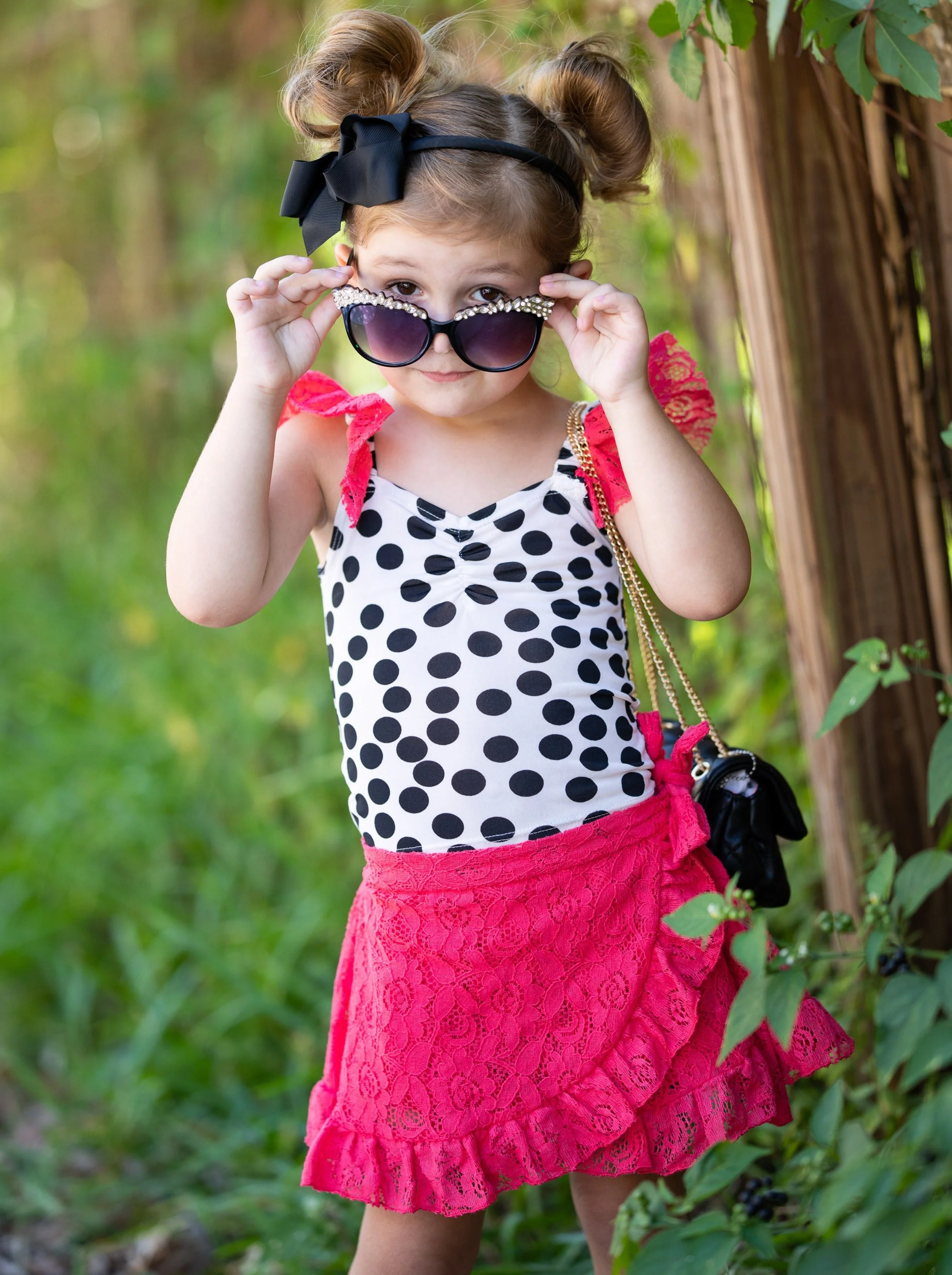 Total Sweetheart Lace Wrap Skirt Set - Image 2