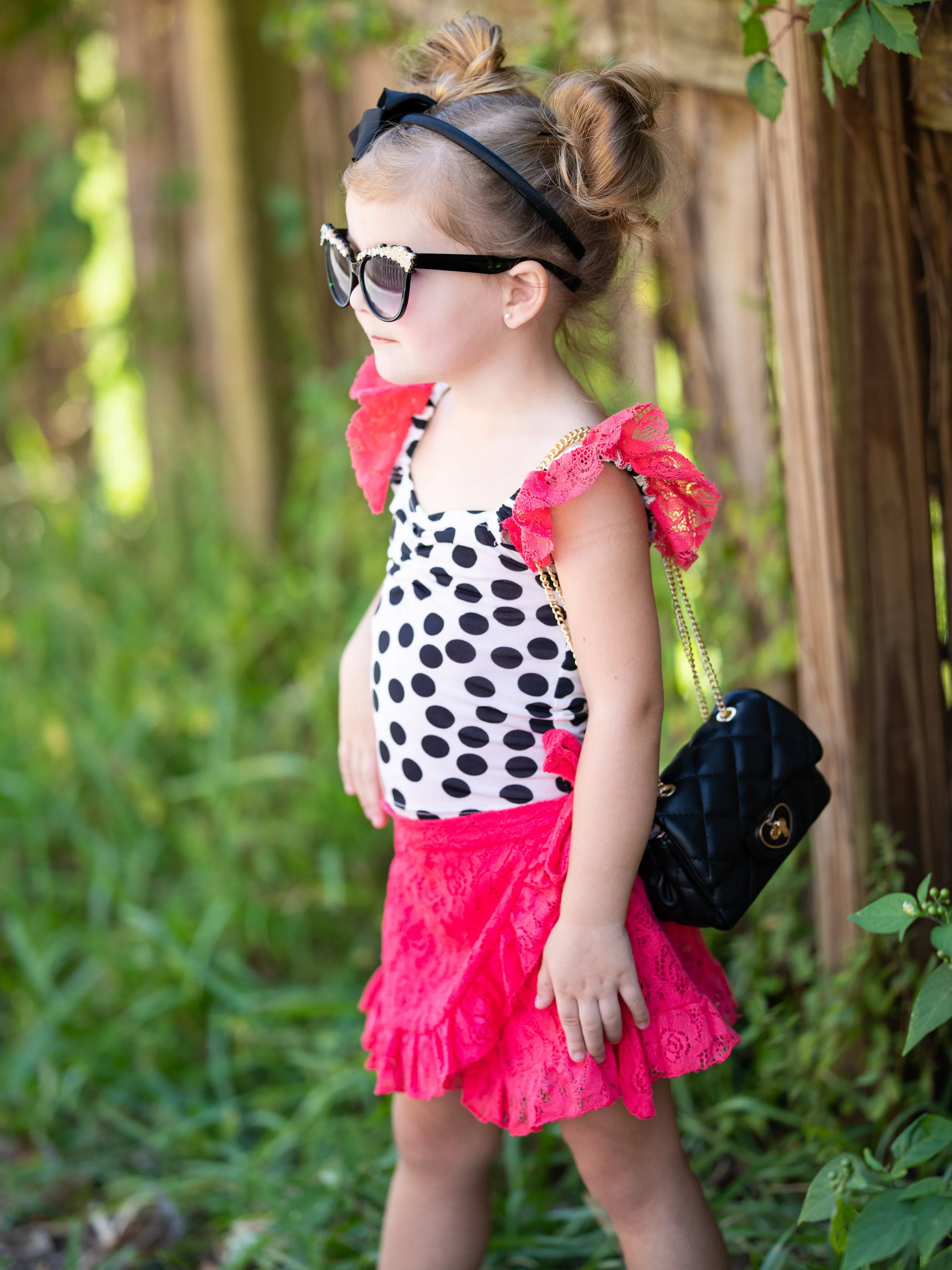 Total Sweetheart Lace Wrap Skirt Set - Image 4