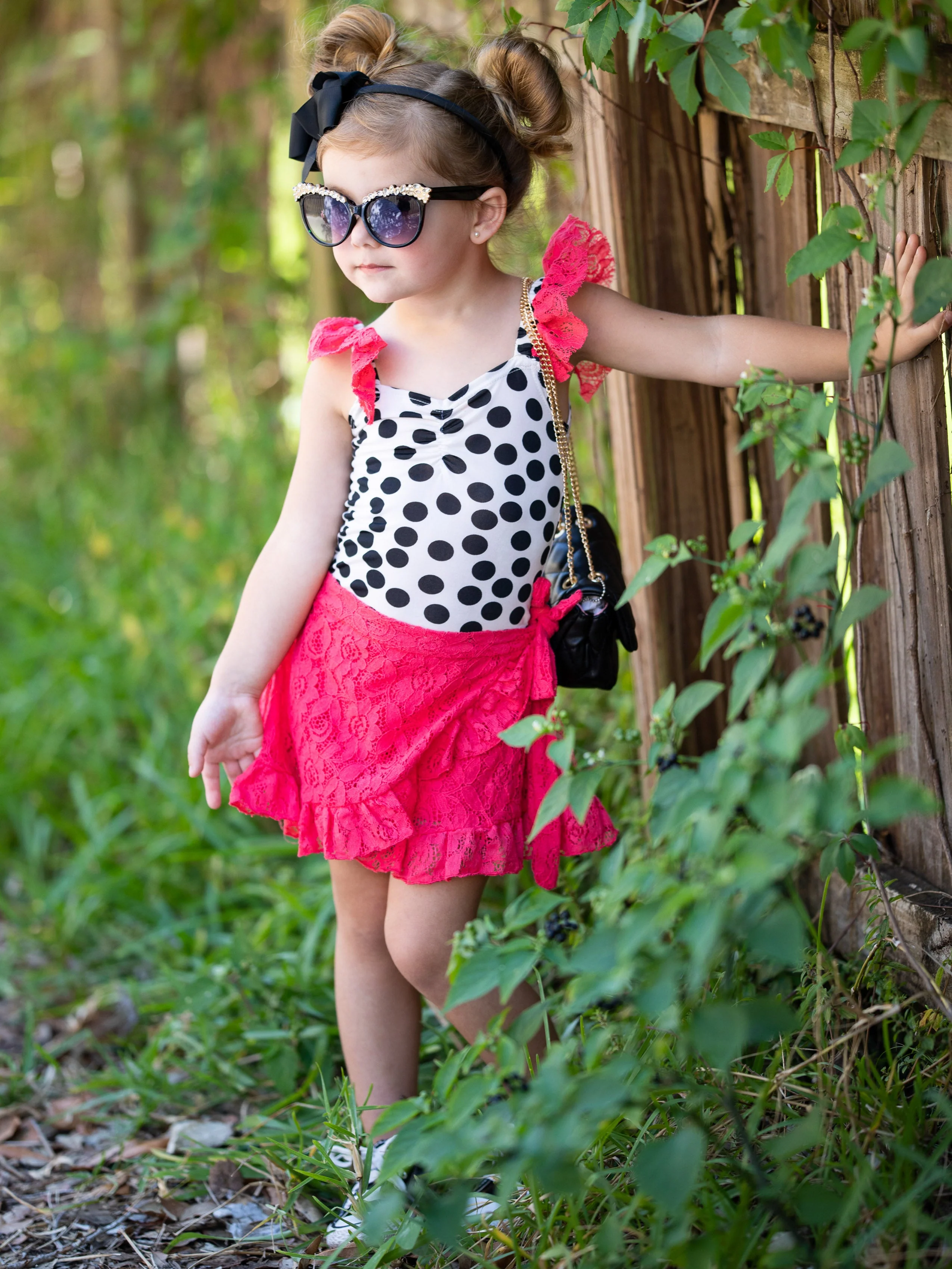 Total Sweetheart Lace Wrap Skirt Set - Image 6