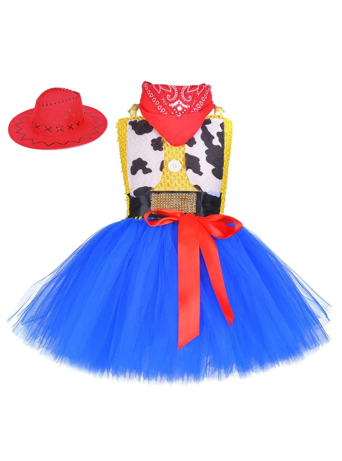 Girls Toy Story Jessie Inspired Costume Dress Set - Image 7