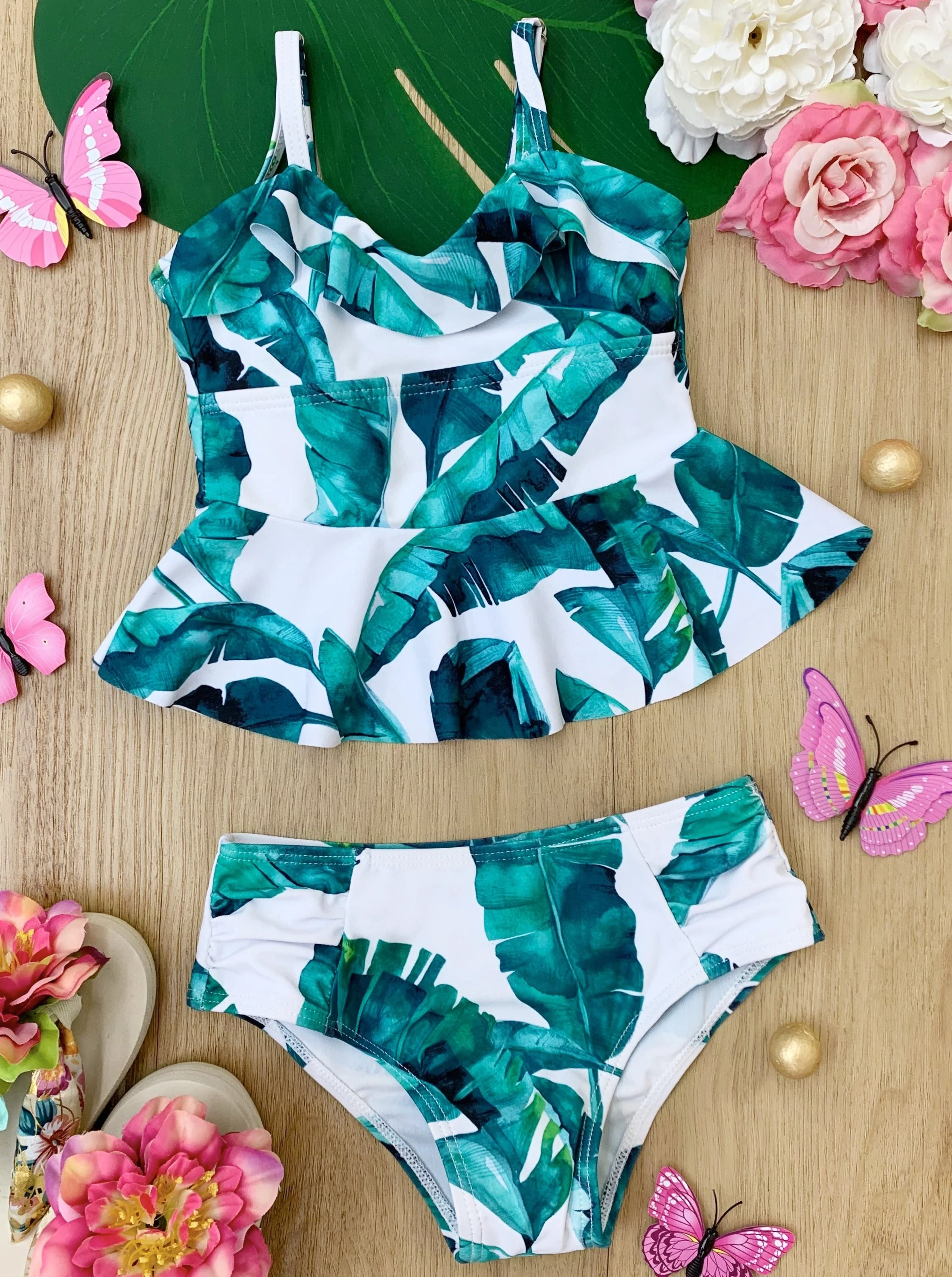 Under the Palm Trees Two Piece Swimsuit - Image 2